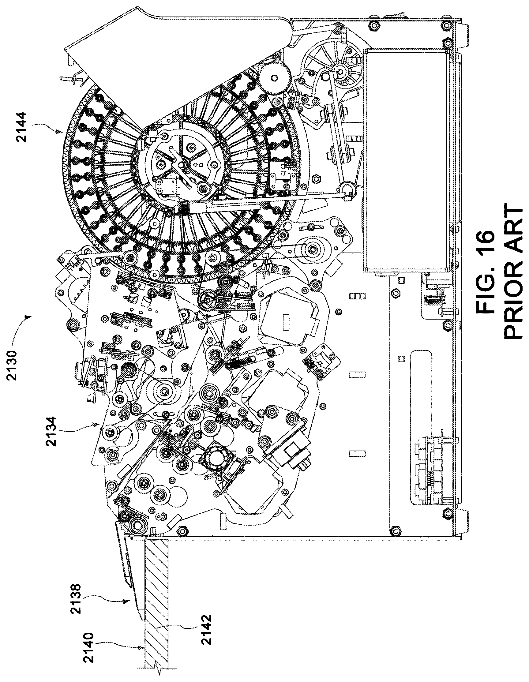 Patent US12311255 Figure 10 – Secure shuffler with shoe