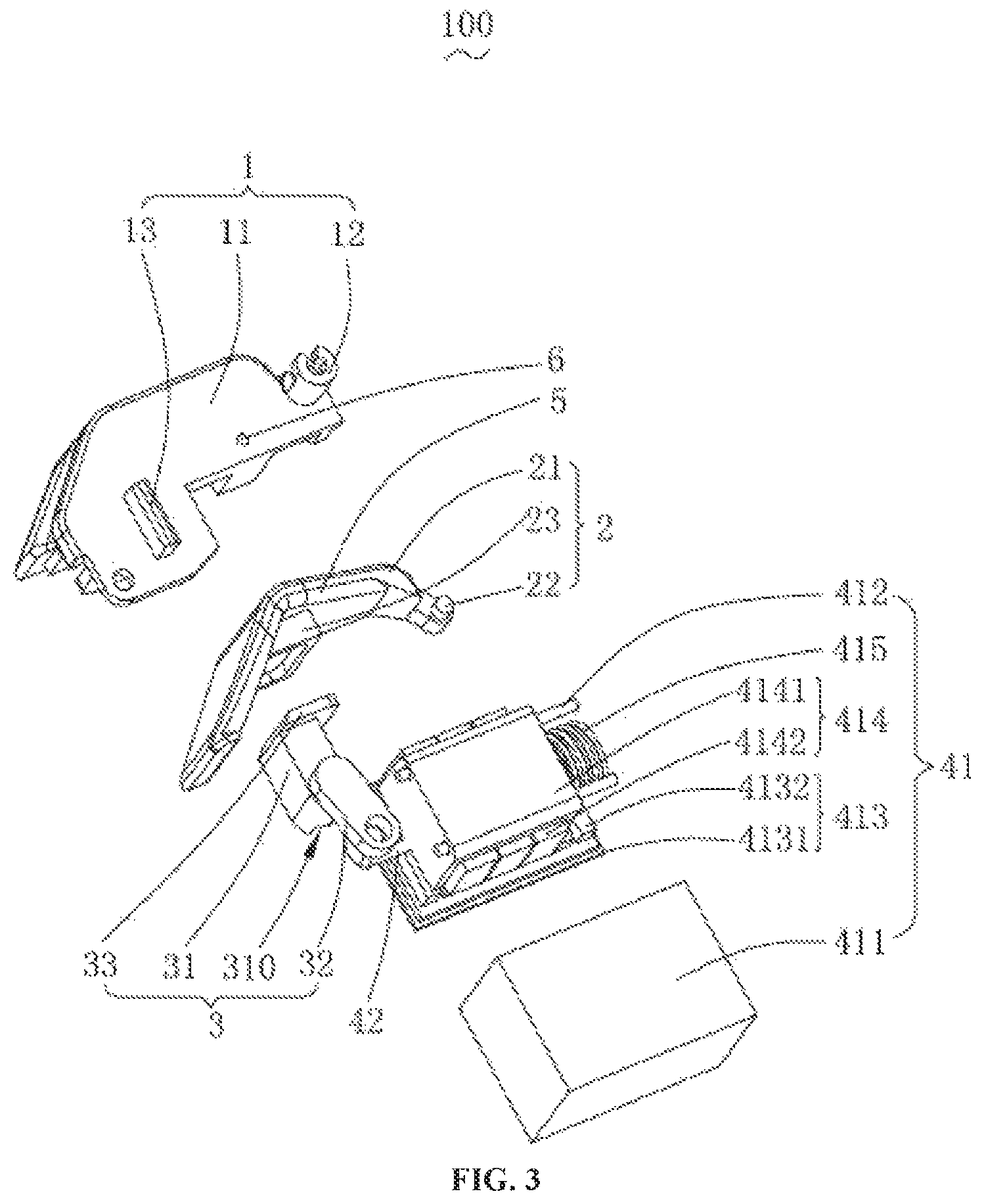 Patent US12311259 Figure 3 – Force feedback device