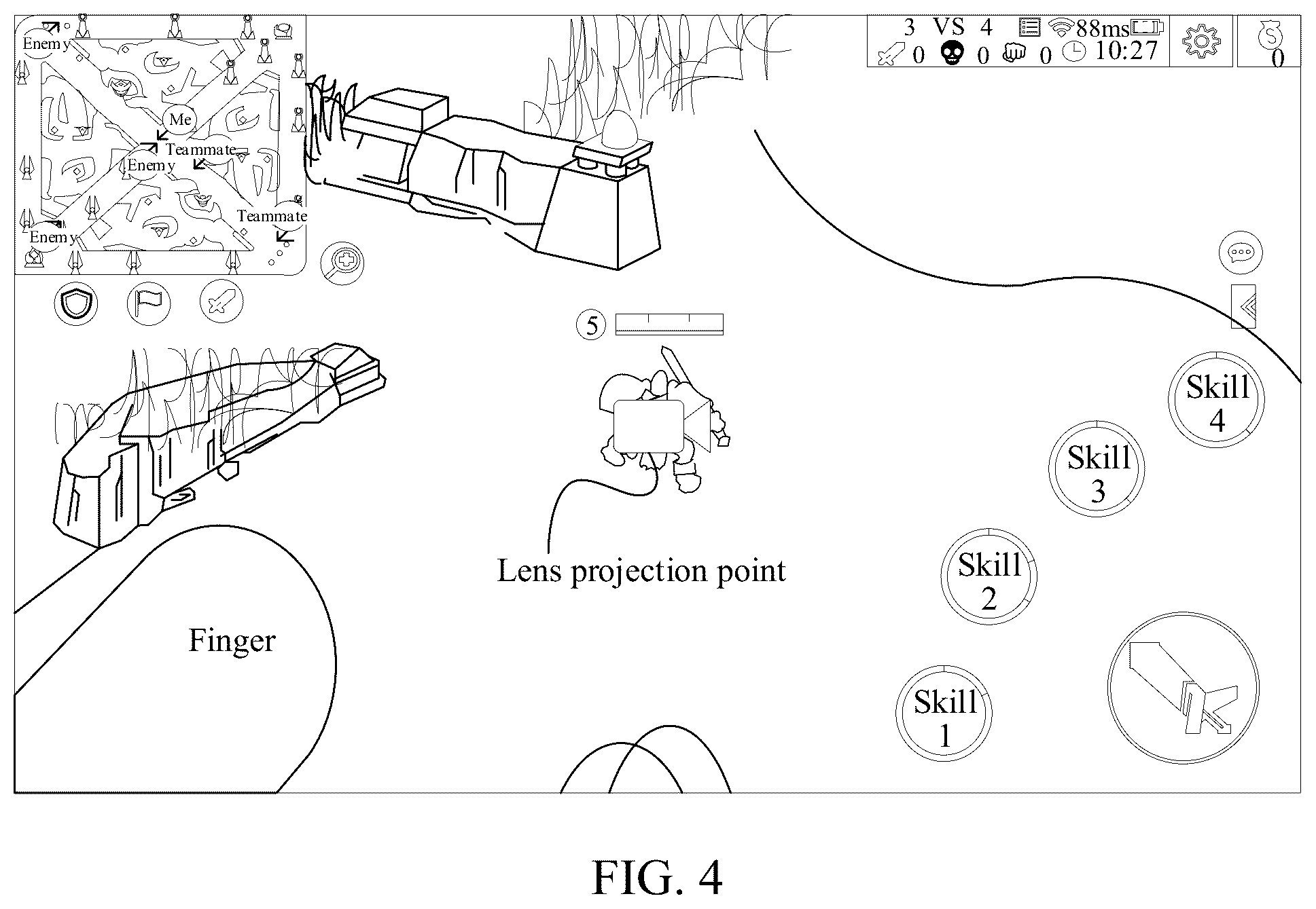 Patent US12311260 Figure 3 – Method and apparatus for displaying virtual scene, terminal, and storage medium