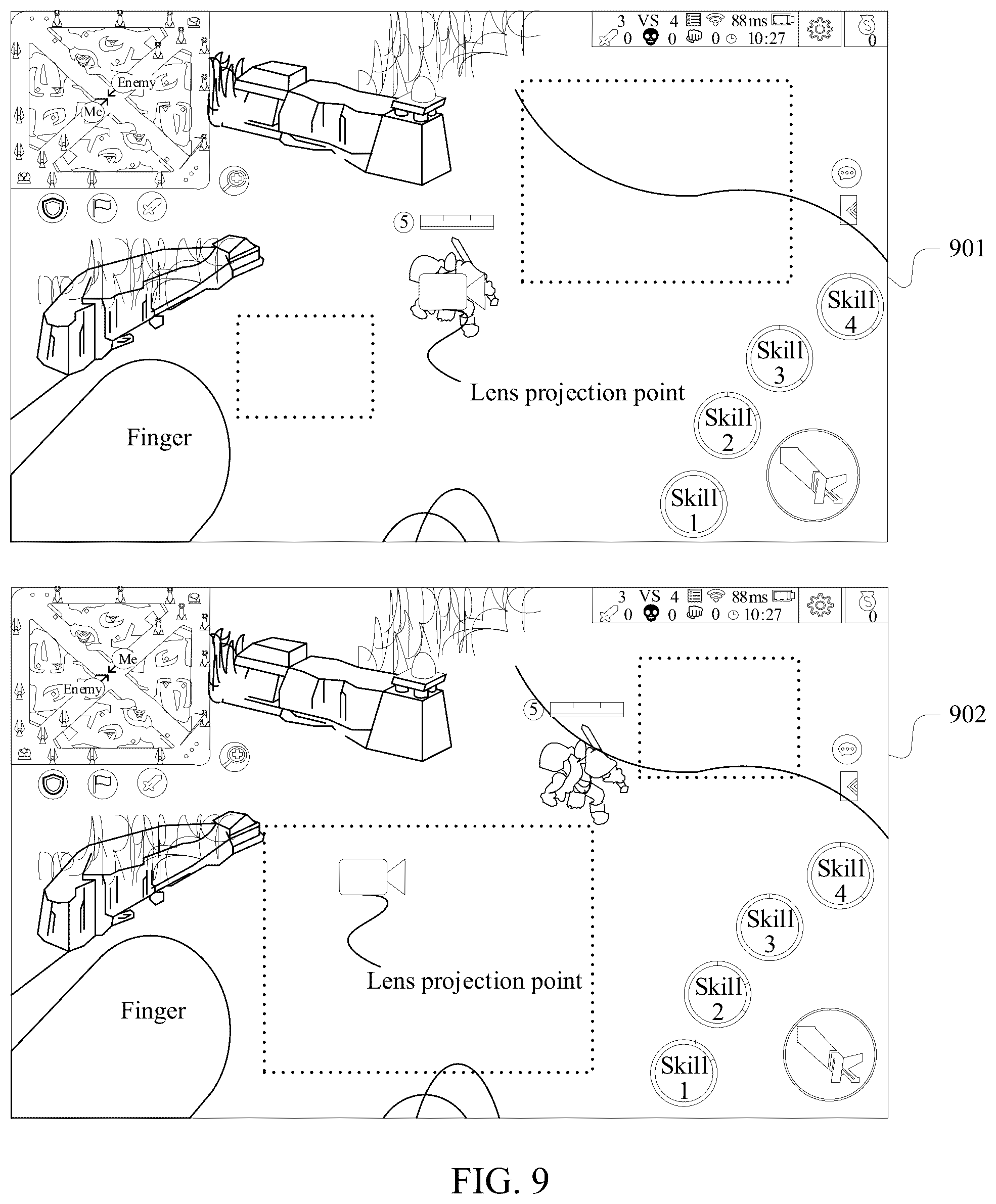 Patent US12311260 Figure 8 – Method and apparatus for displaying virtual scene, terminal, and storage medium