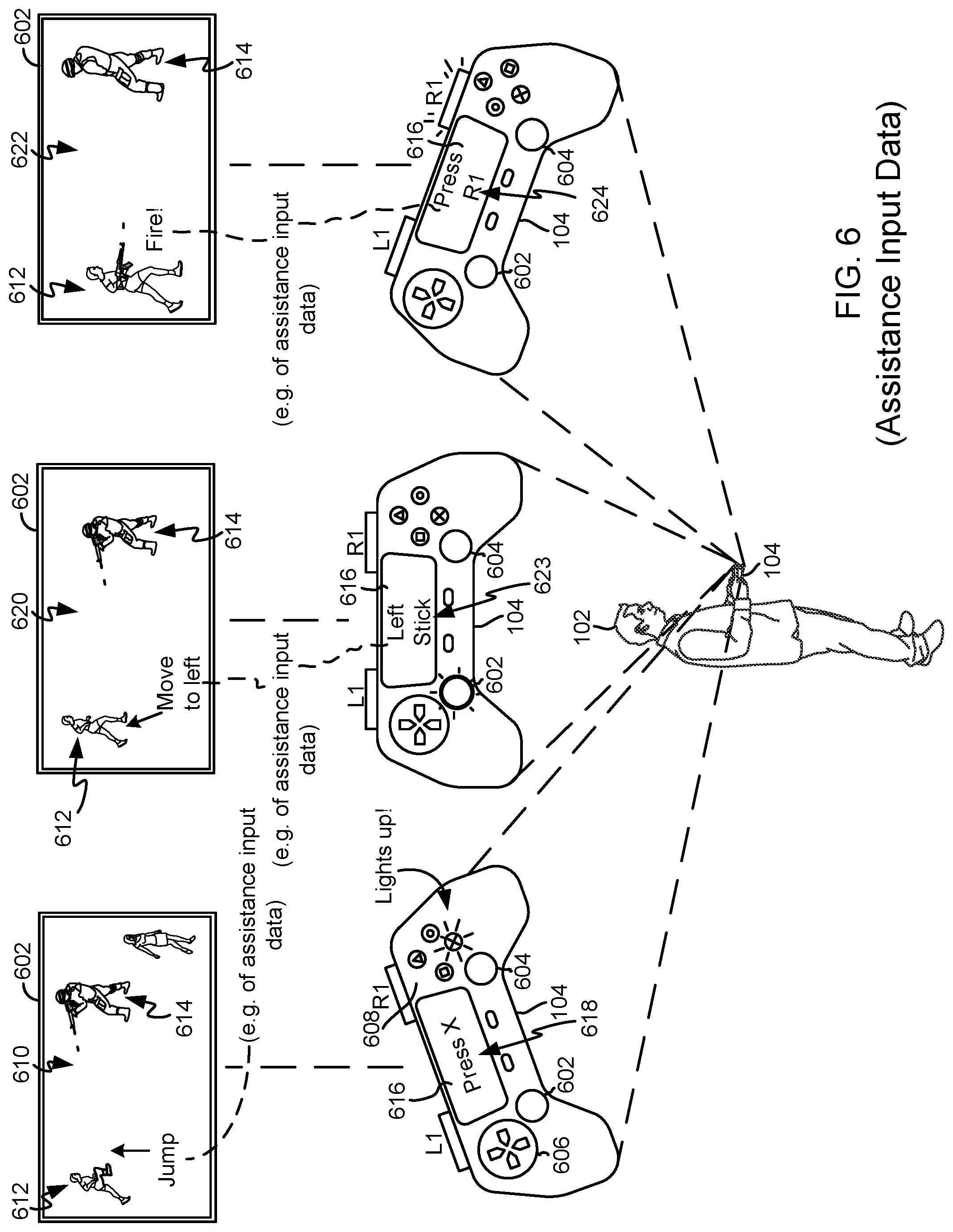 Patent US12311262 Figure 5 – Systems and methods for enabling predictive assistance during gameplay