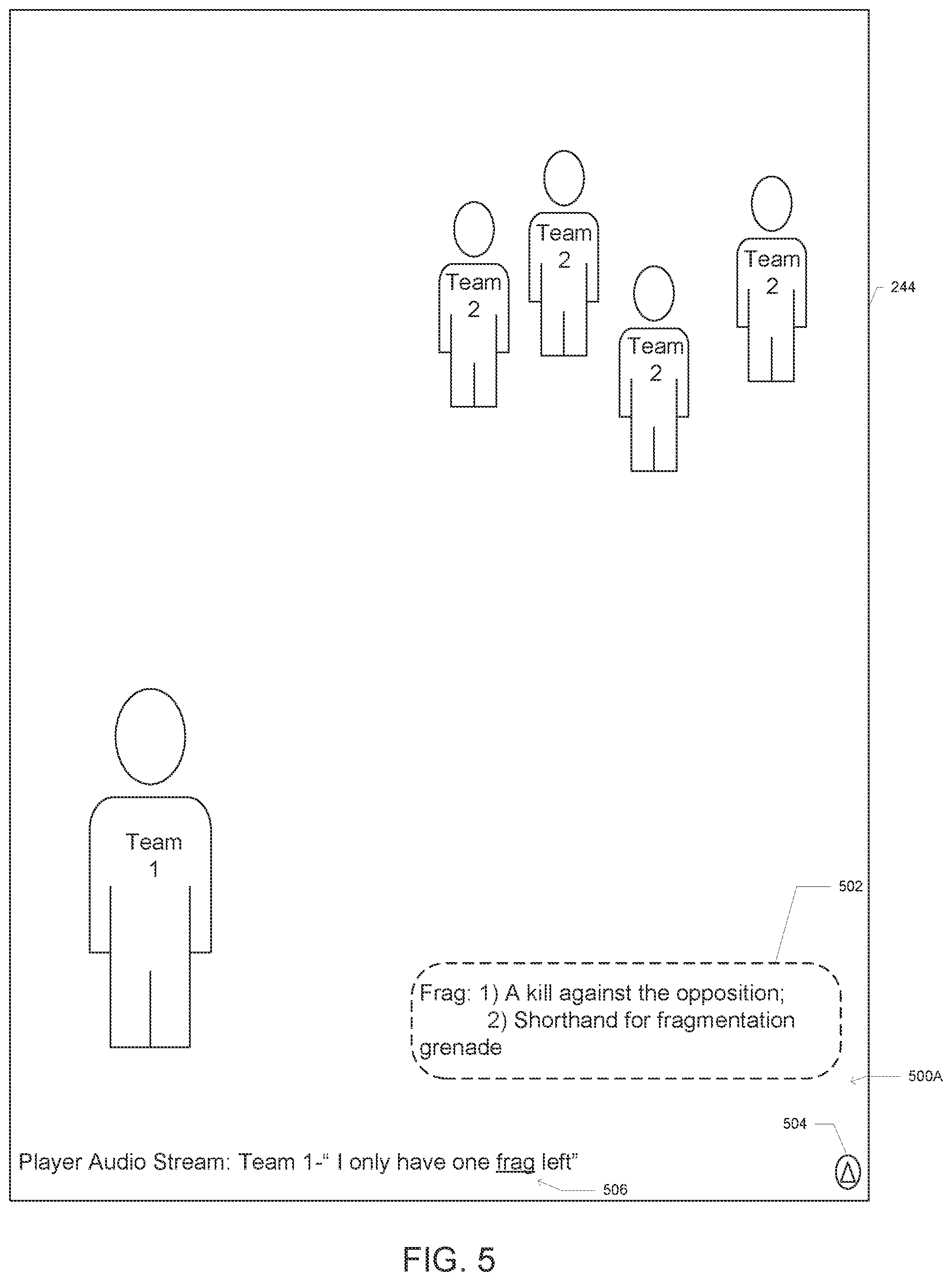 Patent US12311274 Figure 5 – Esports spectator onboarding