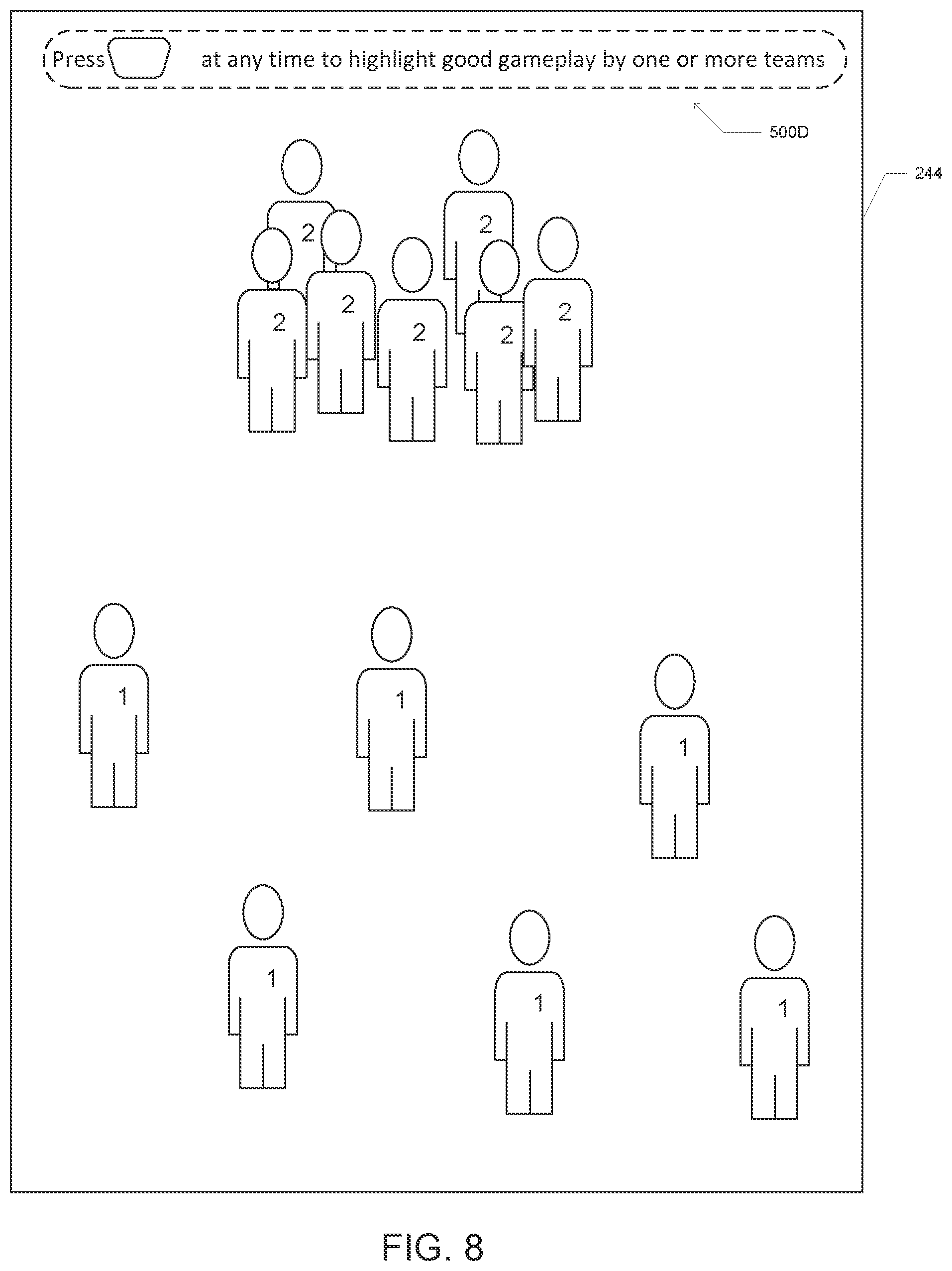 Patent US12311274 Figure 8 – Esports spectator onboarding