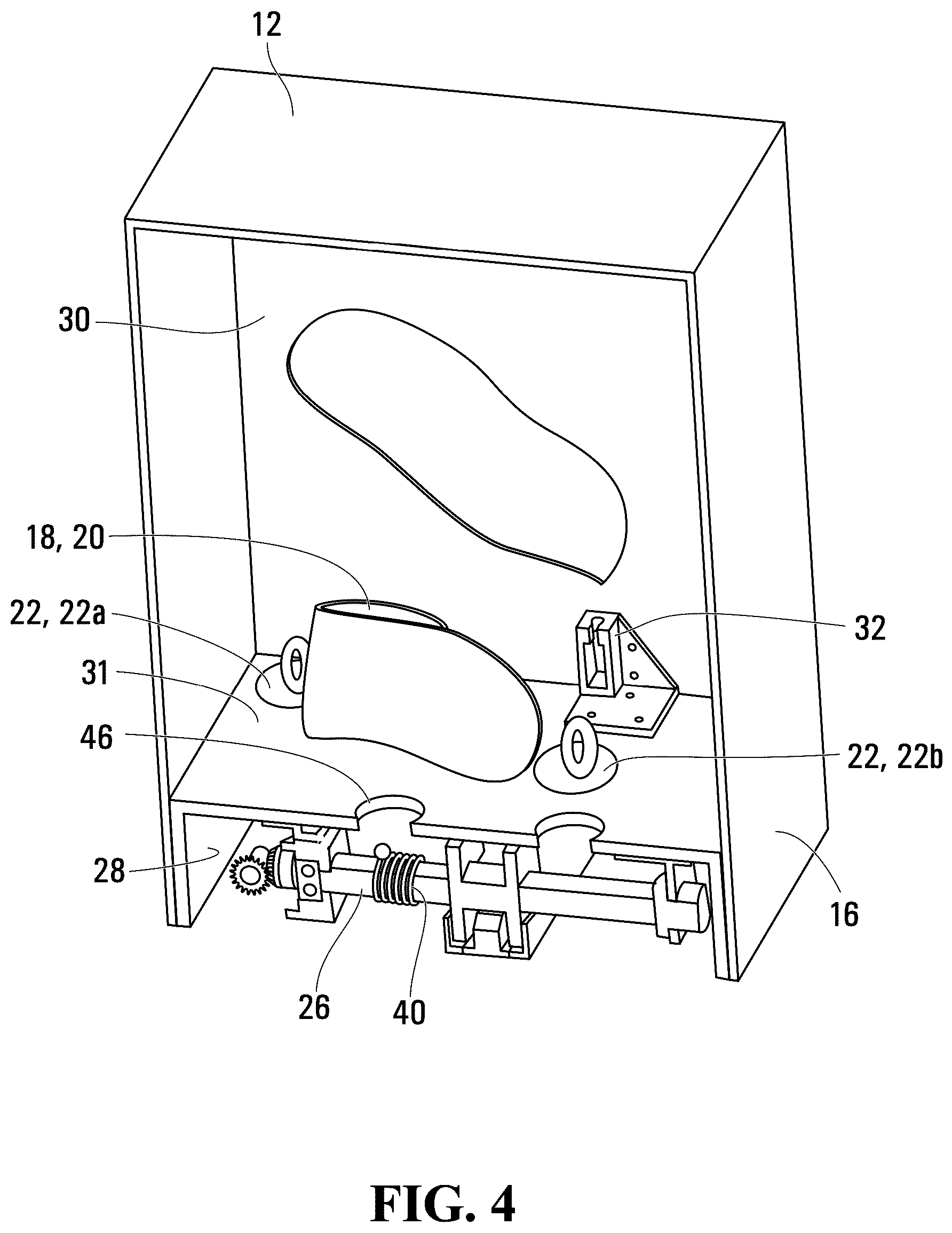 Patent US12311277 Figure 4 – Toy assembly with inner object in housing that performs function