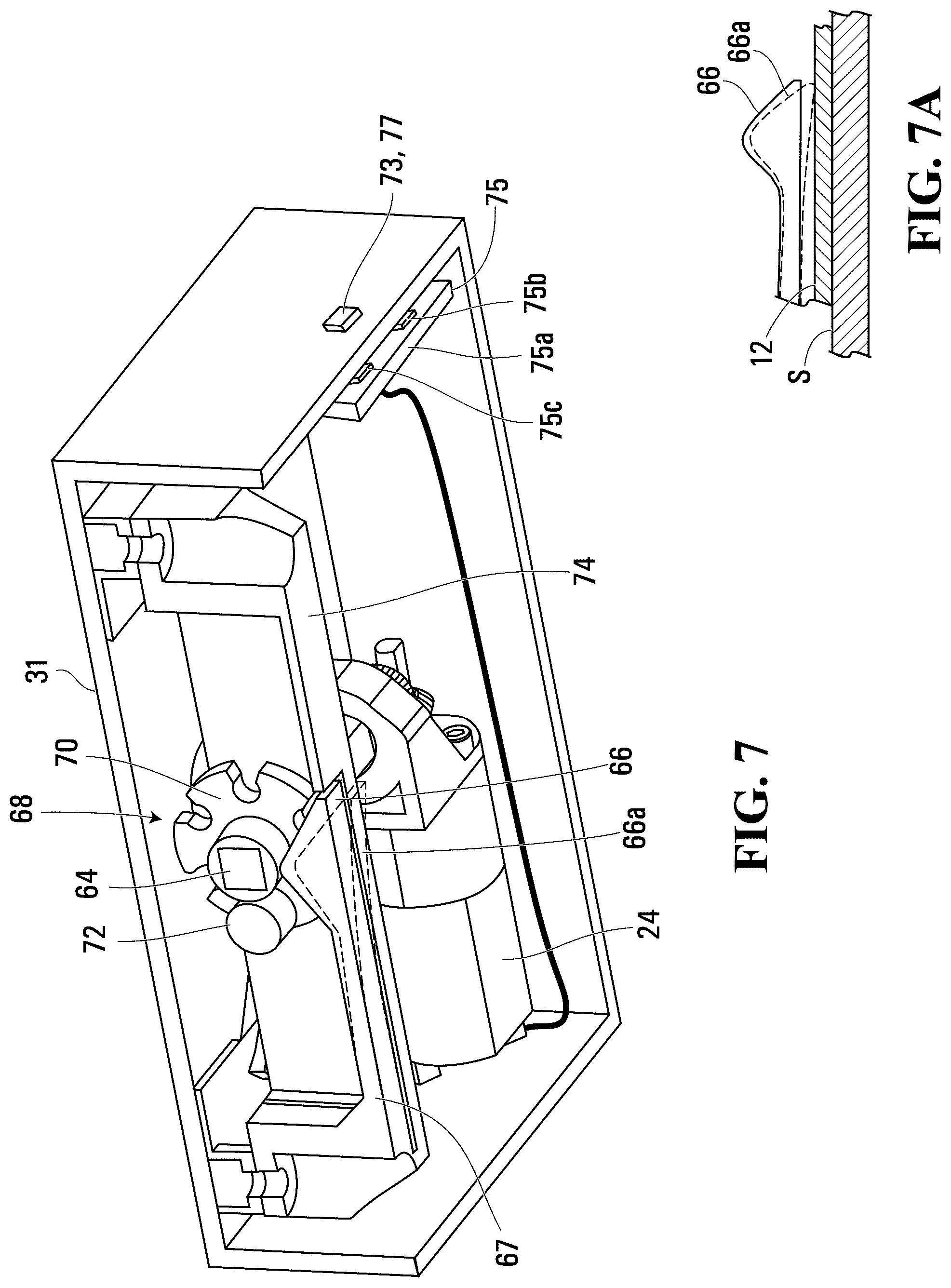Patent US12311277 Figure 7 – Toy assembly with inner object in housing that performs function