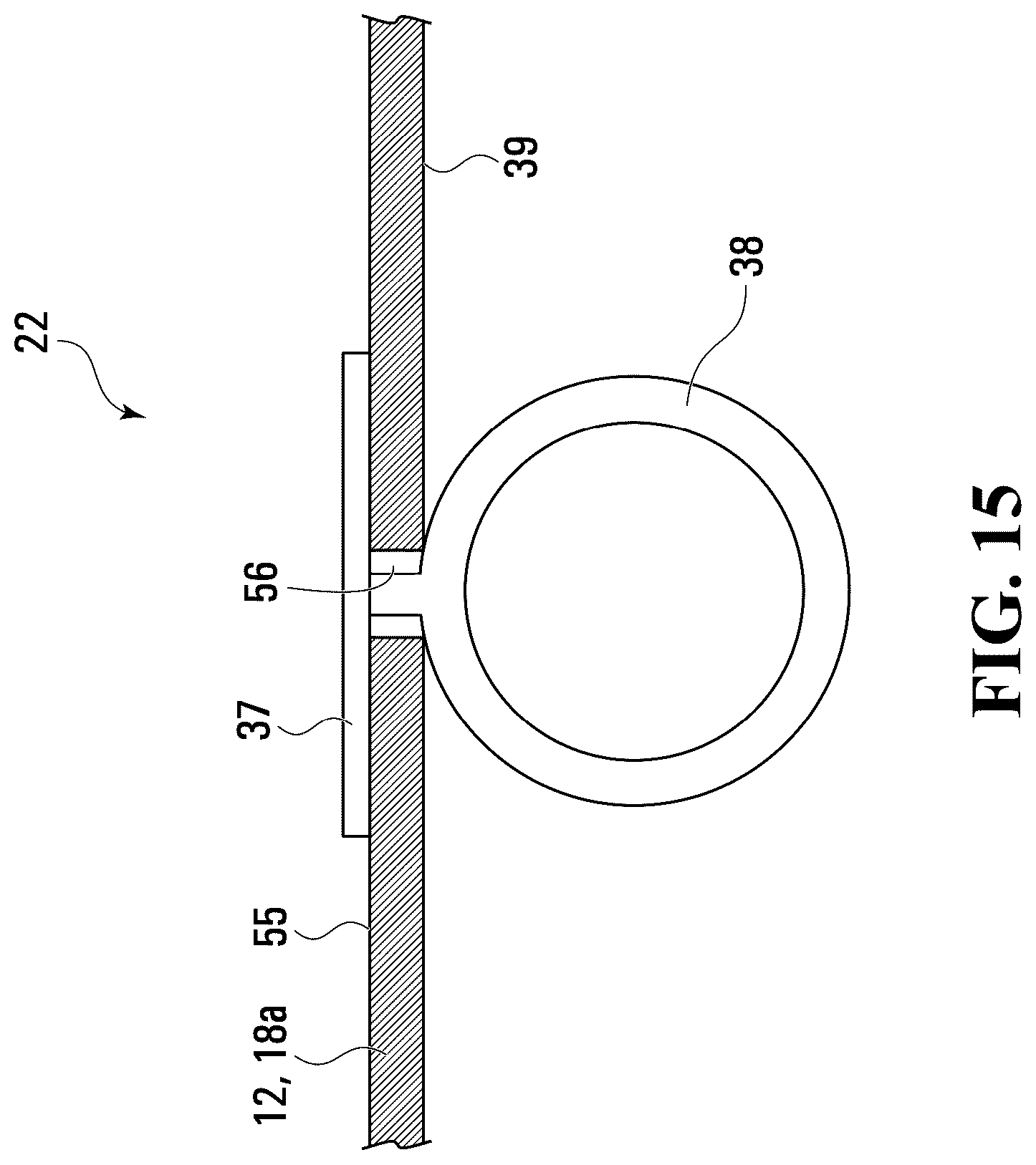 Patent US12311277 Figure 15 – Toy assembly with inner object in housing that performs function