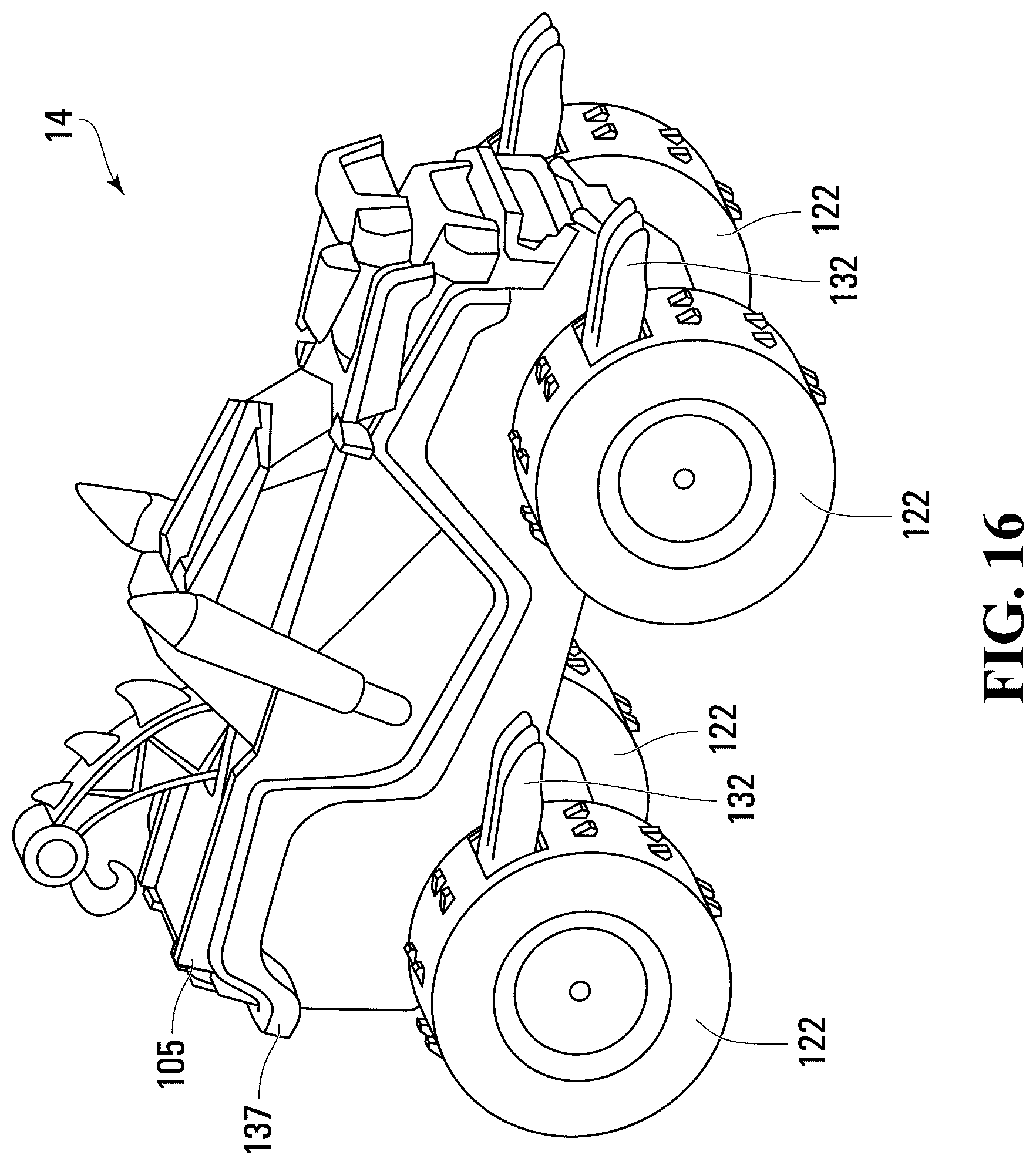 Patent US12311277 Figure 16 – Toy assembly with inner object in housing that performs function