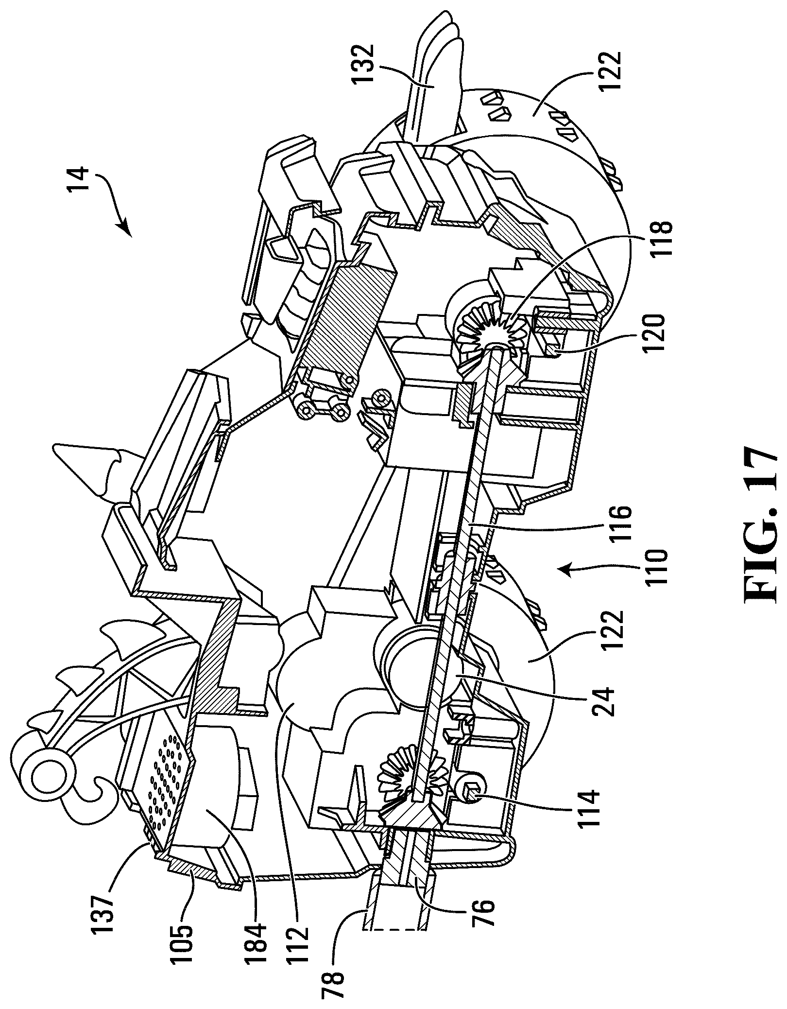Patent US12311277 Figure 17 – Toy assembly with inner object in housing that performs function