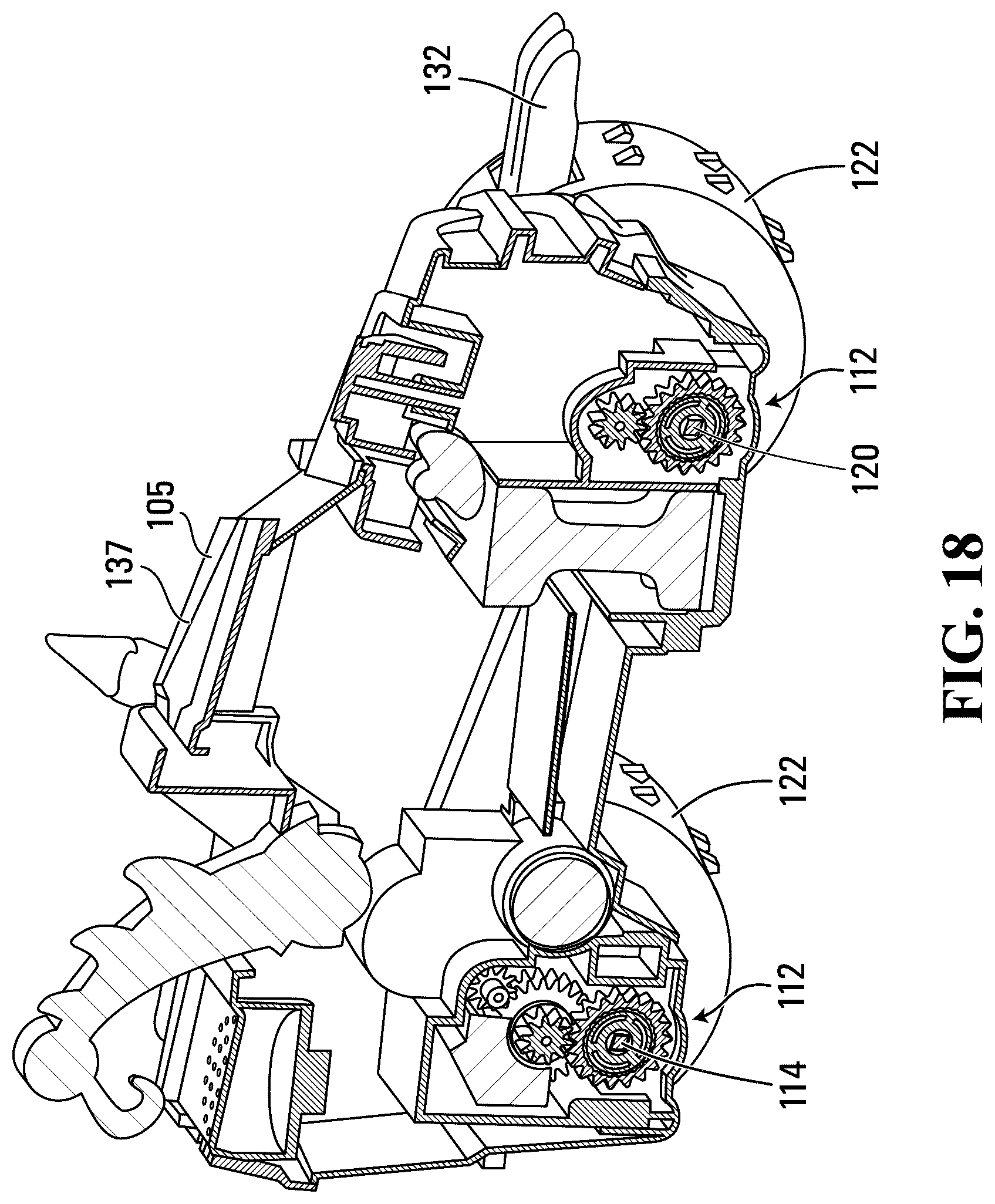 Patent US12311277 Figure 18 – Toy assembly with inner object in housing that performs function