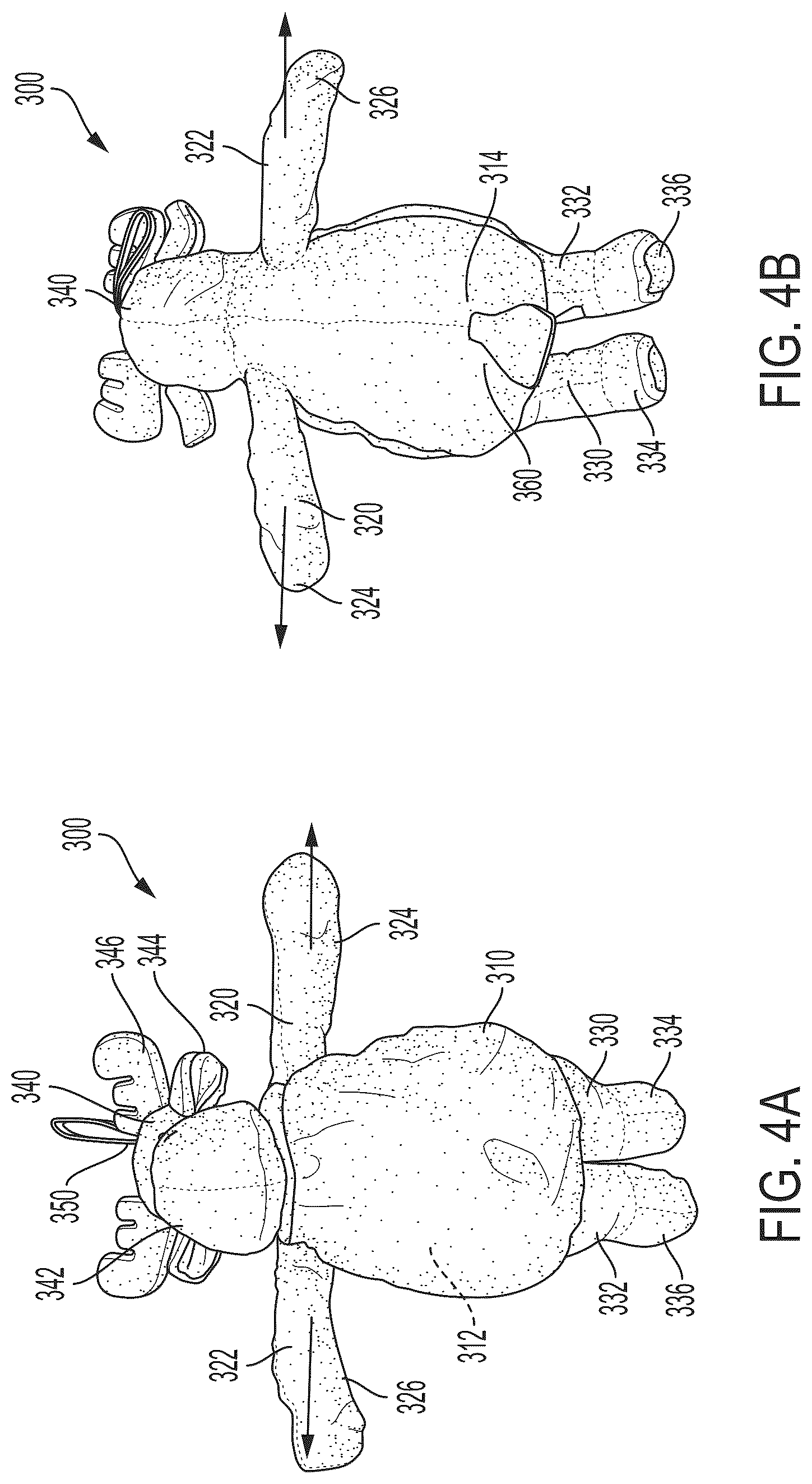 Patent US12311279 Figure 5 – Methods and apparatus for stuffable plush toy