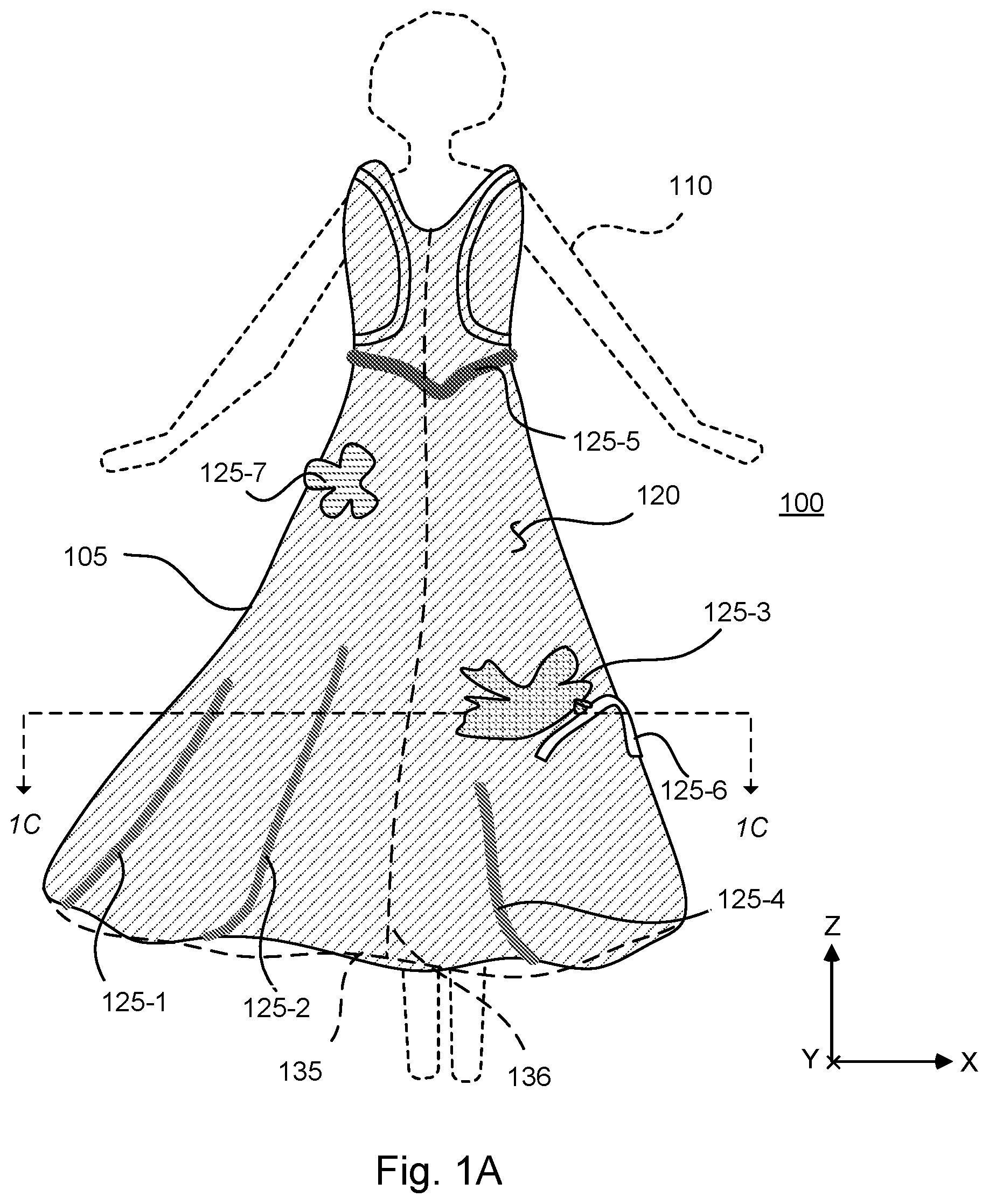 Patent US12311280 Figure 1 – Manufacturing process for making toy figure clothing