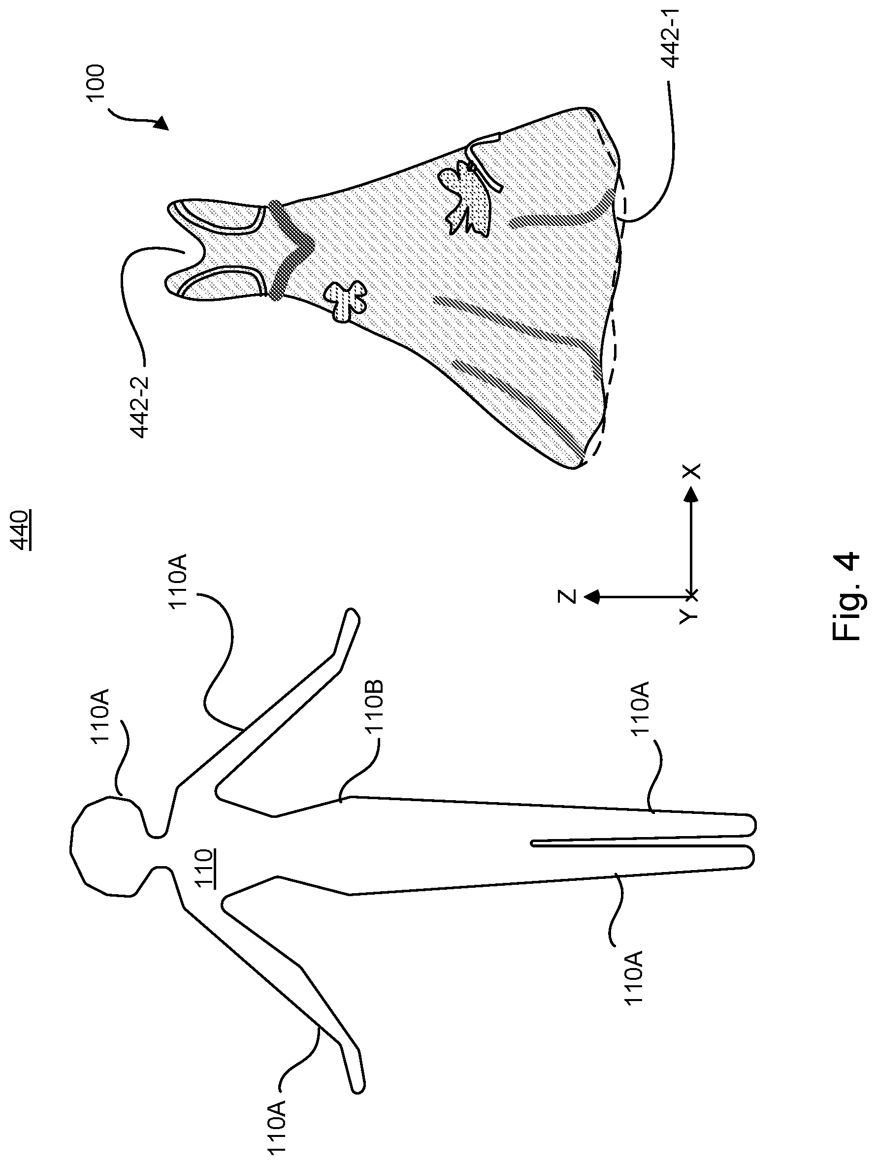 Patent US12311280 Figure 8 – Manufacturing process for making toy figure clothing