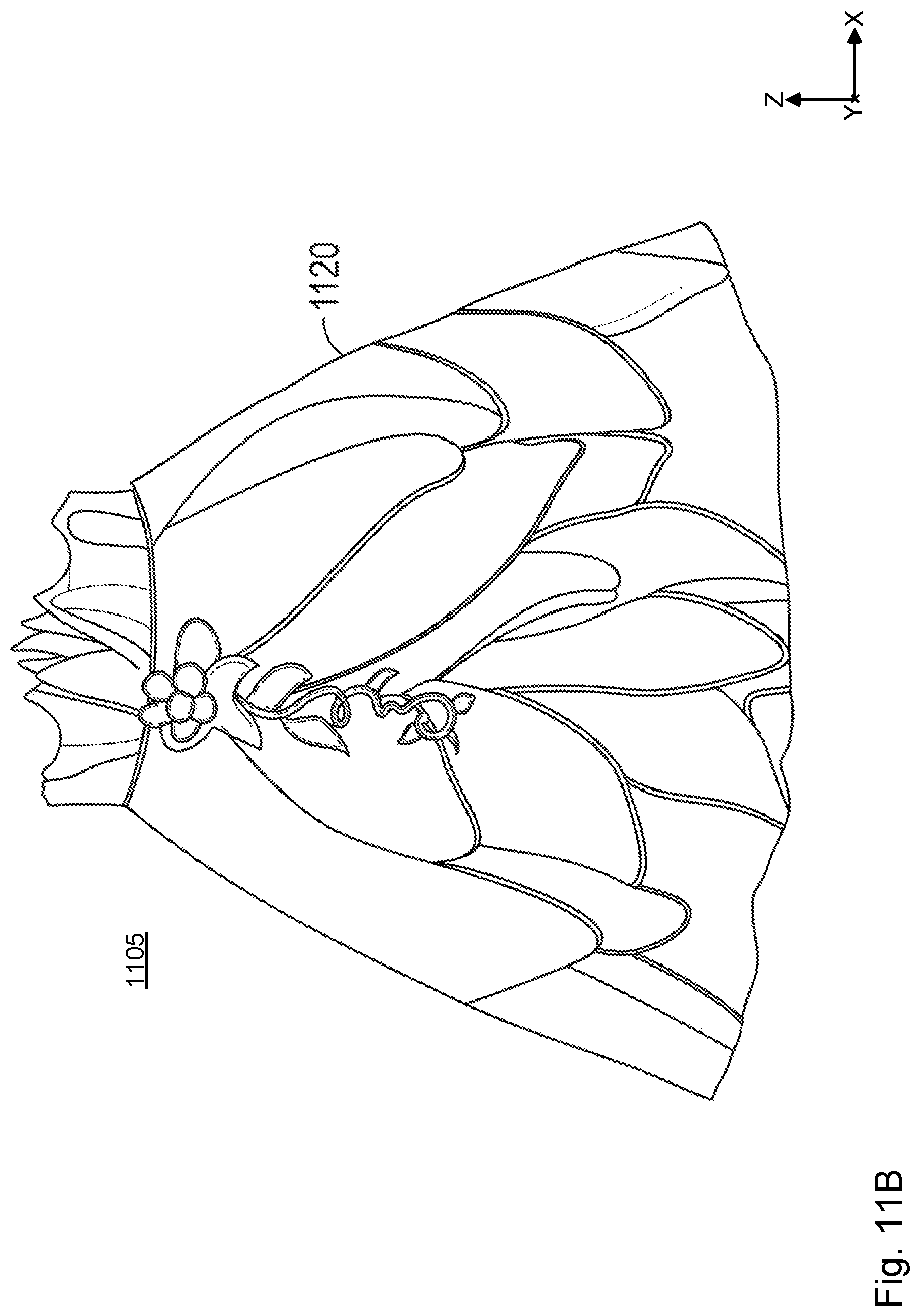 Patent US12311280 Figure 18 – Manufacturing process for making toy figure clothing