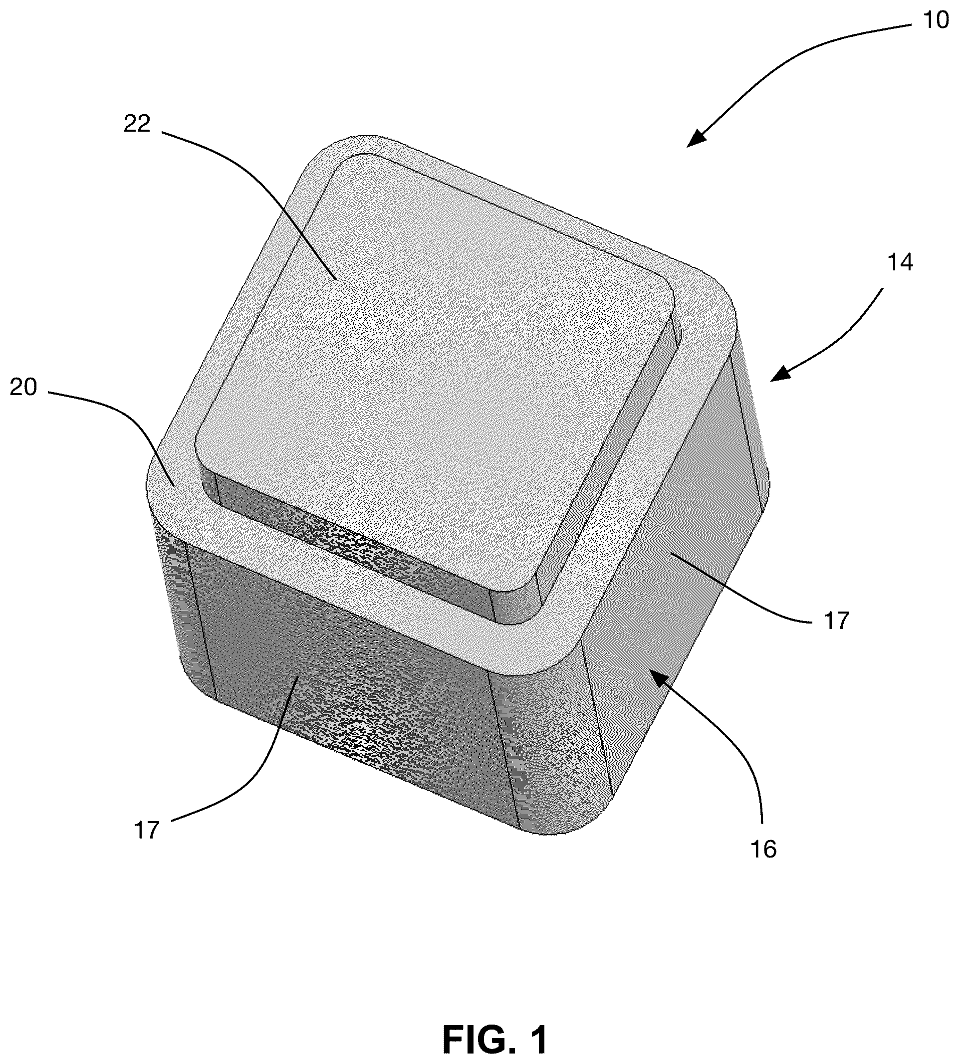 Patent US12311282 Figure 1 – Kit with plurality of blocks for constructing craft