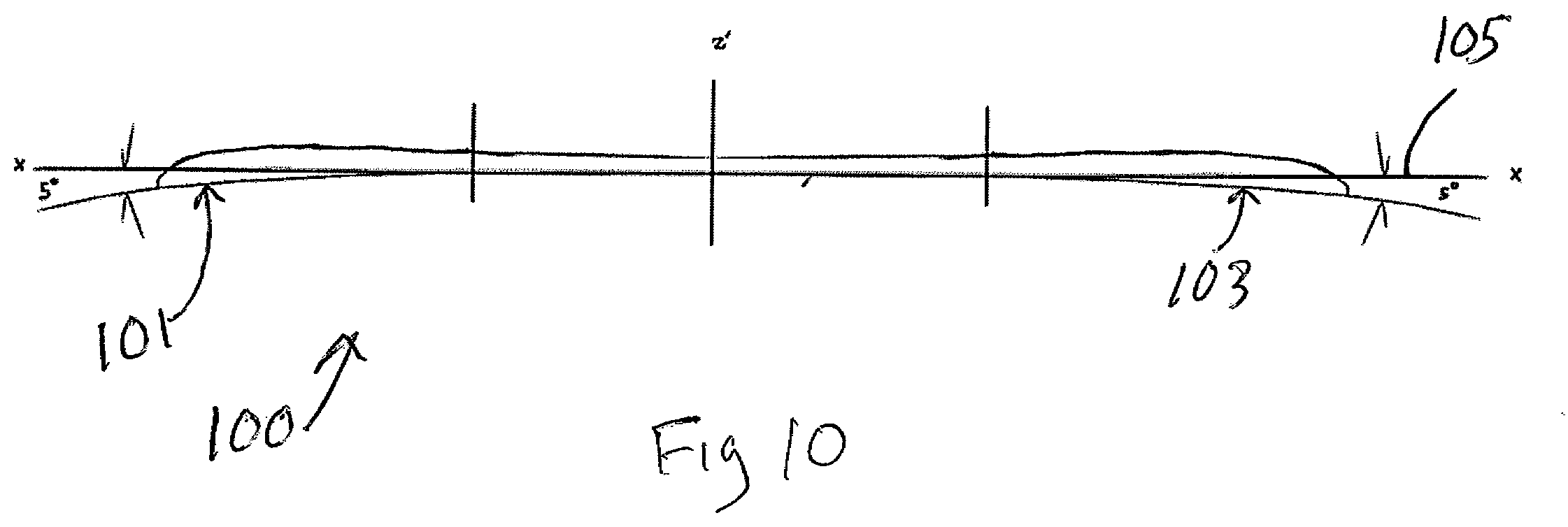 Patent US12311284 Figure 6 – Bi-elliptical flying toy with anhedral bent rings