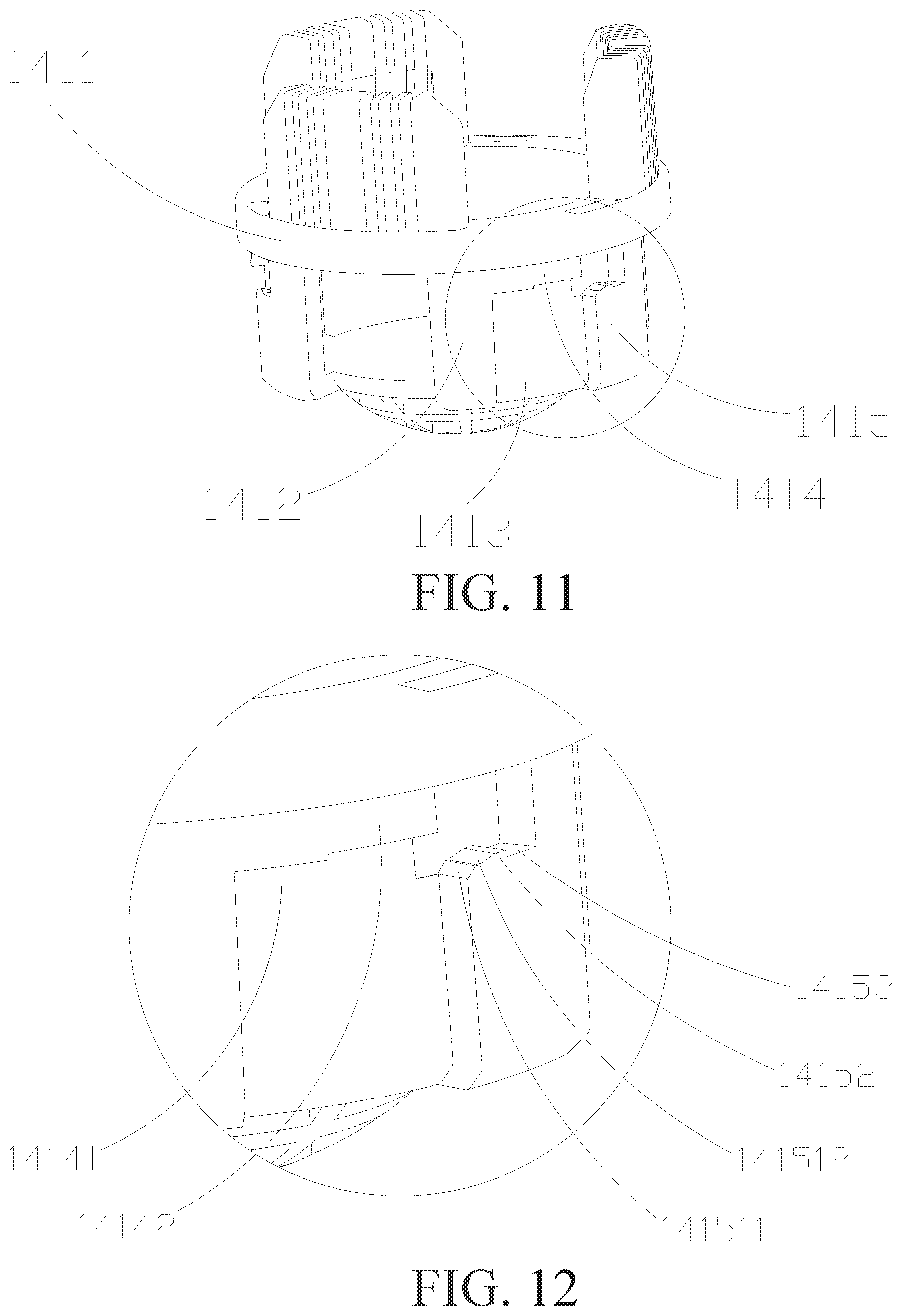 Patent US12311285 Figure 6 – Object's motion attitude adjusting apparatus, and puncturing, liquid filling and mixing system