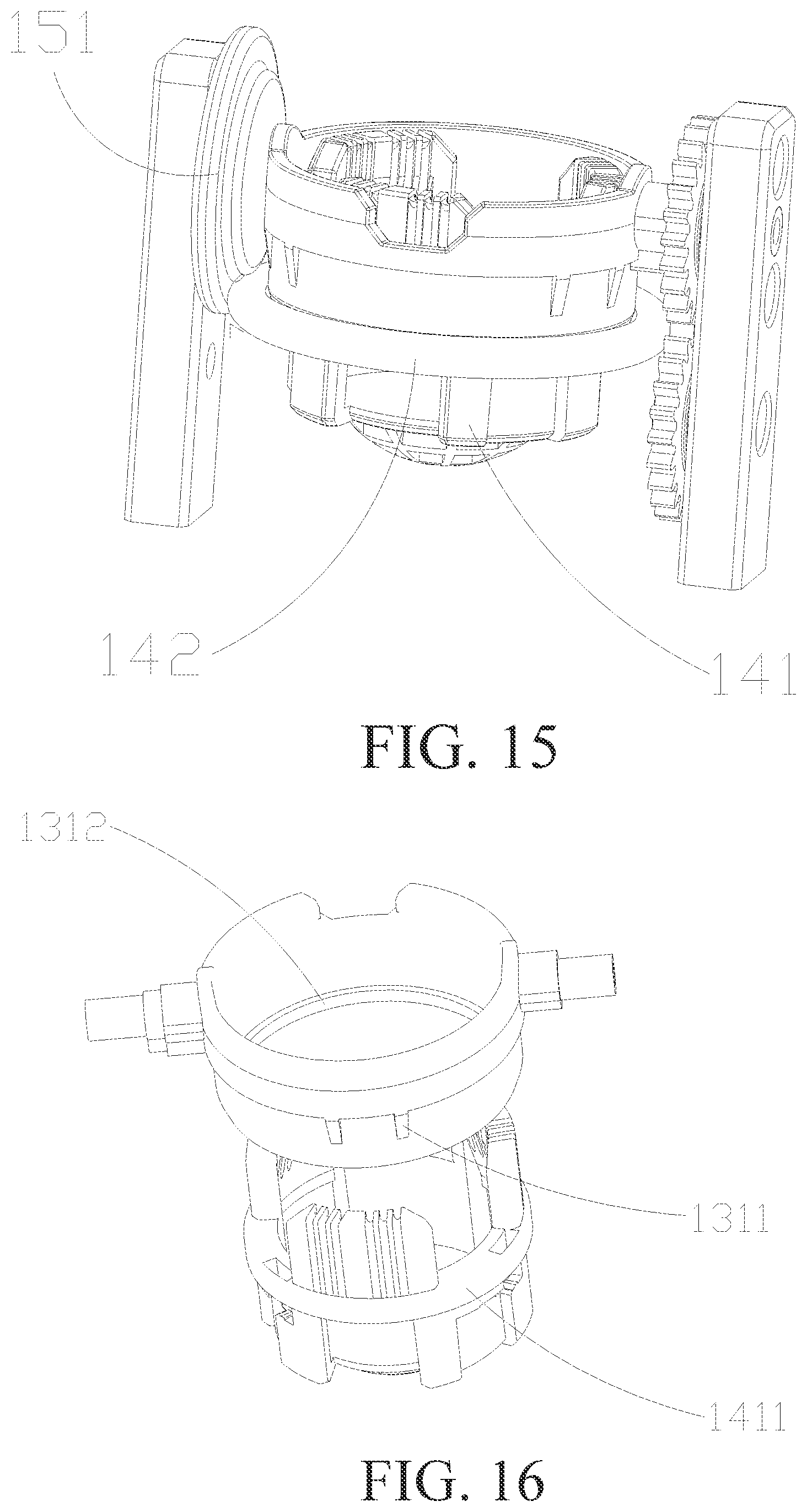 Patent US12311285 Figure 8 – Object's motion attitude adjusting apparatus, and puncturing, liquid filling and mixing system
