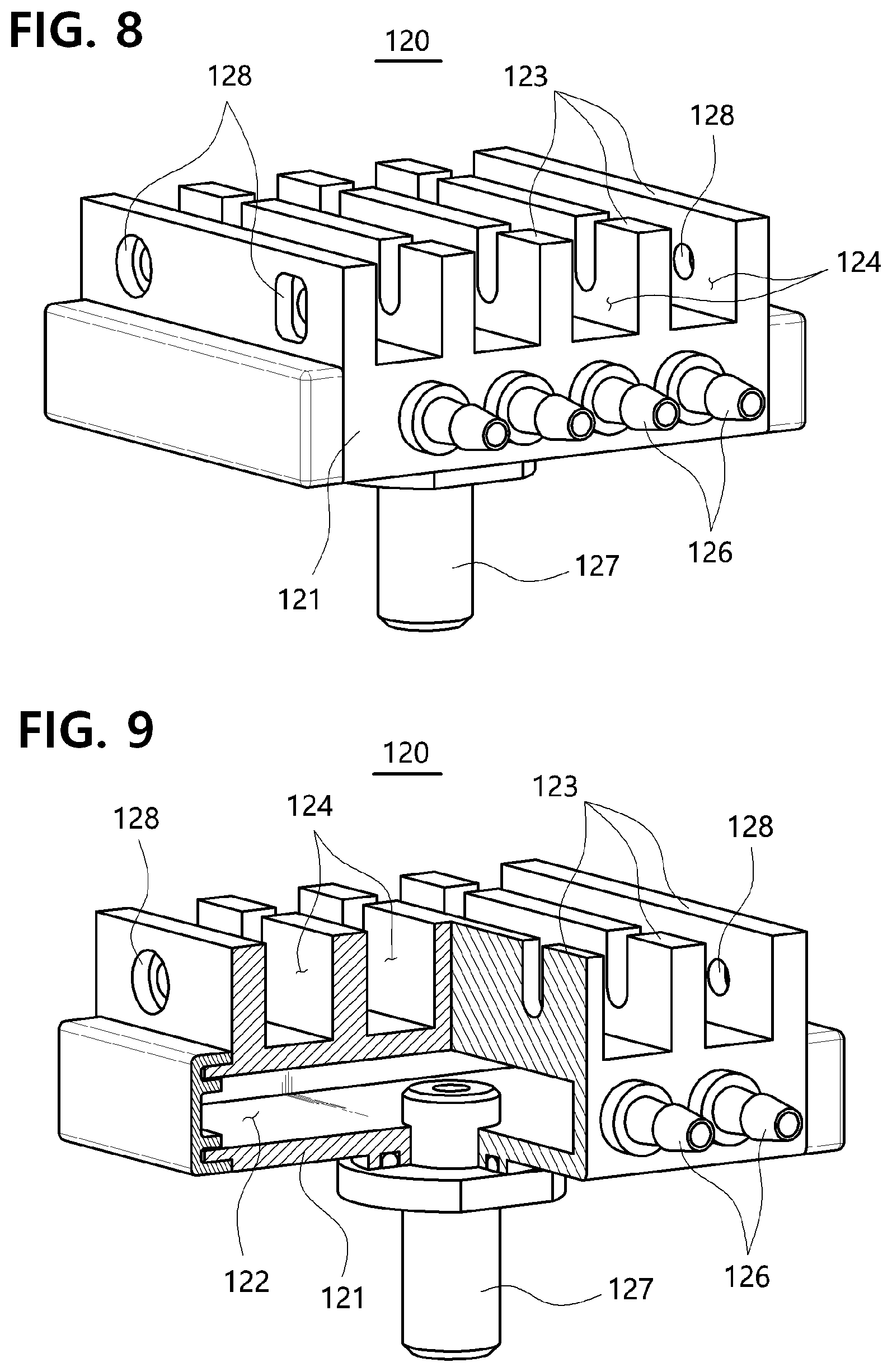Patent US12311292 Figure 7 – Manifold assemblies for filters