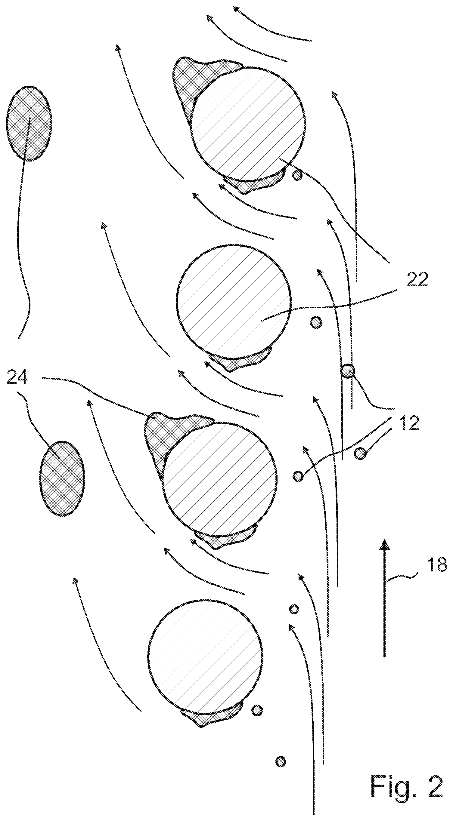 Patent US12311297 Figure 2 – Impactor/separator element and devices comprising an impactor separator/element of this type