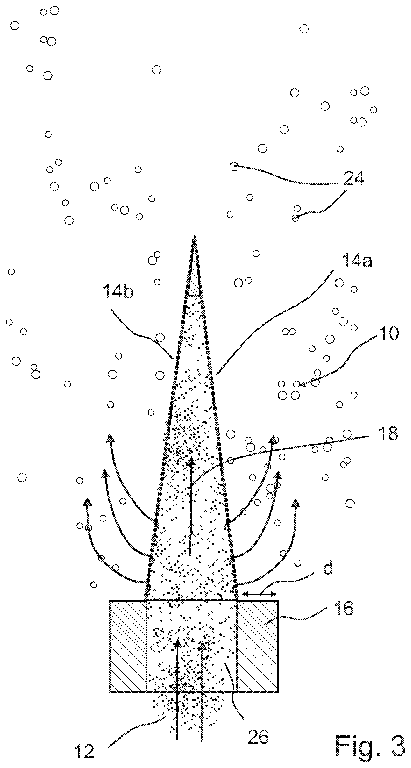 Patent US12311297 Figure 3 – Impactor/separator element and devices comprising an impactor separator/element of this type