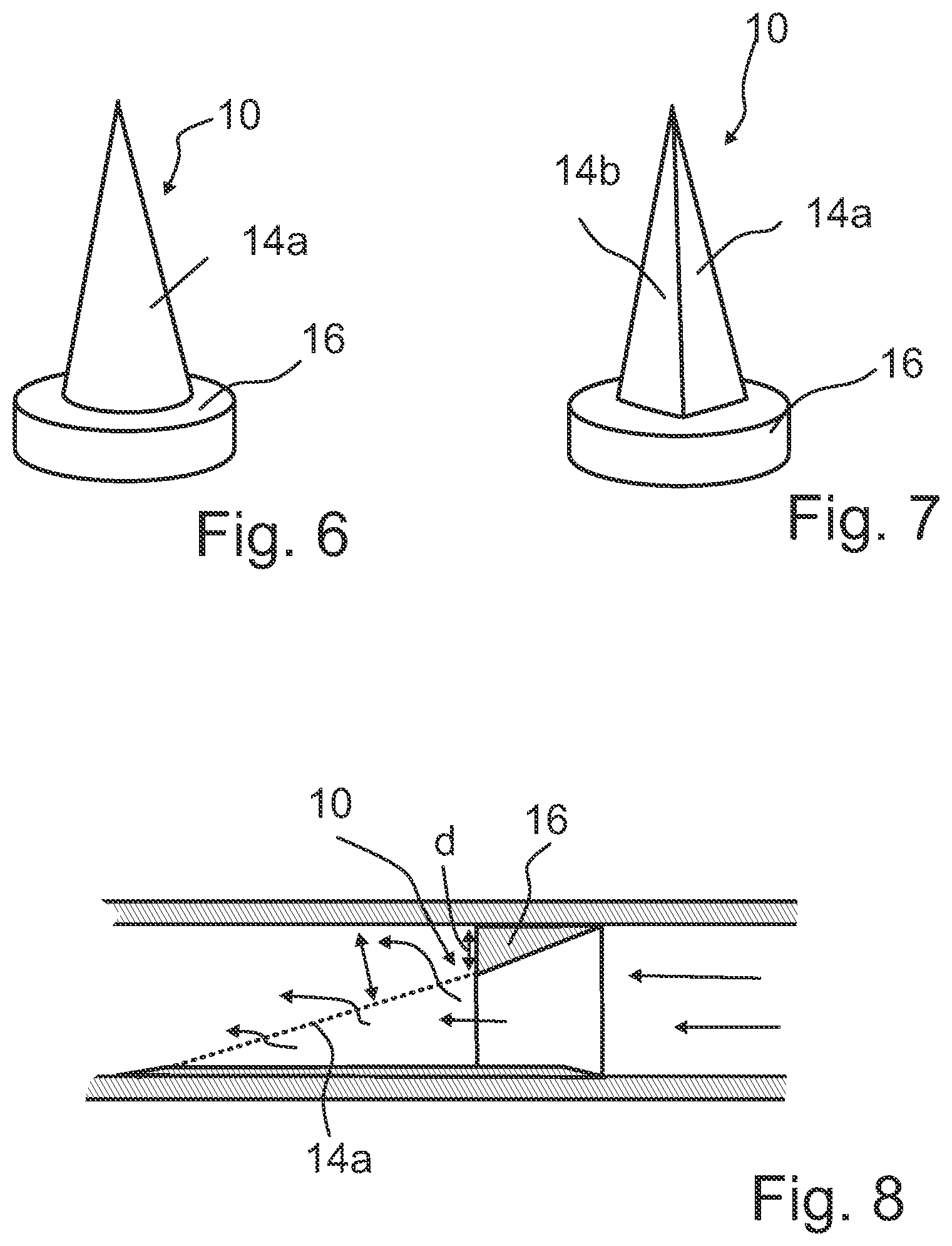 Patent US12311297 Figure 6 – Impactor/separator element and devices comprising an impactor separator/element of this type