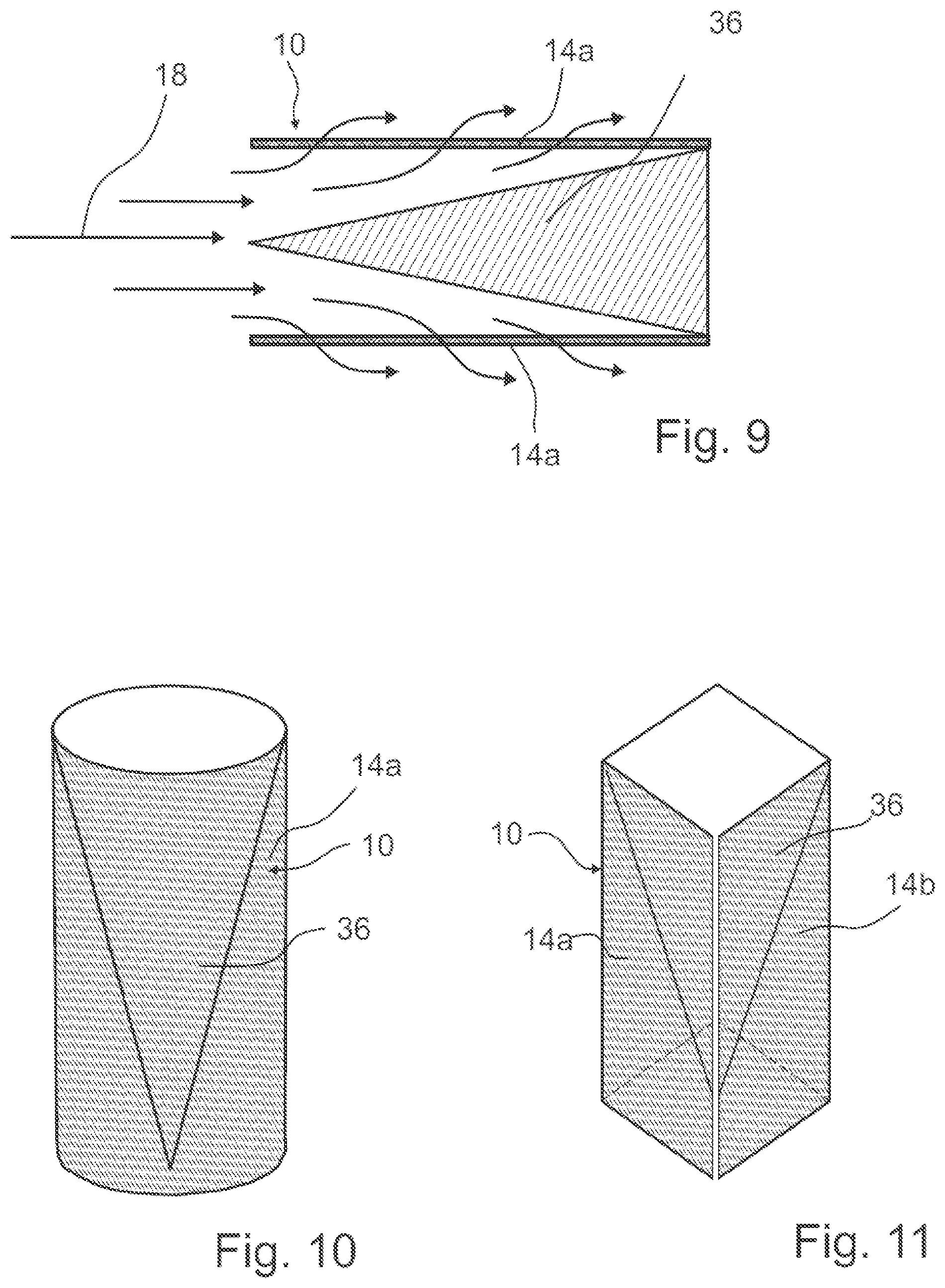 Patent US12311297 Figure 7 – Impactor/separator element and devices comprising an impactor separator/element of this type