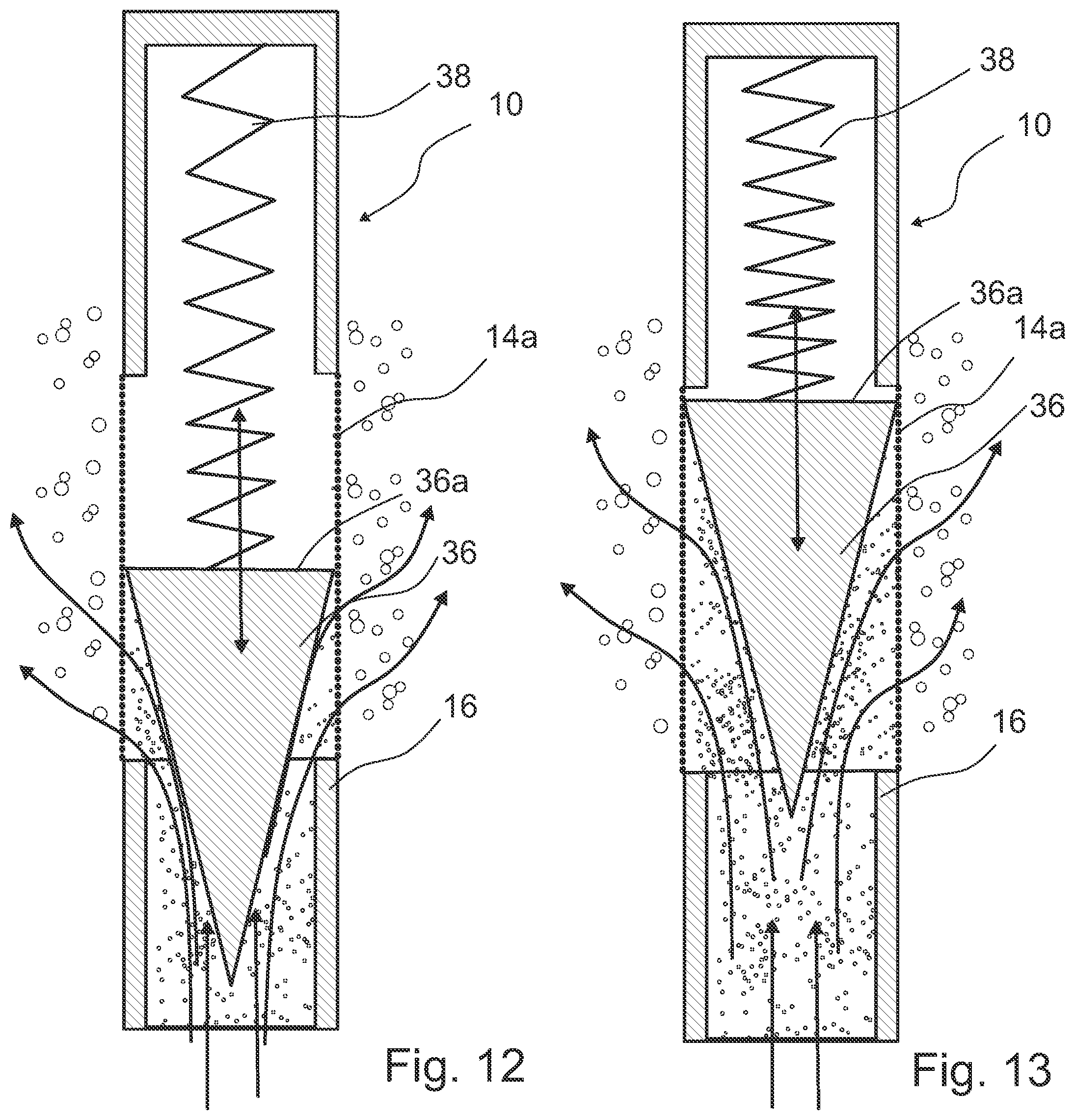 Patent US12311297 Figure 8 – Impactor/separator element and devices comprising an impactor separator/element of this type