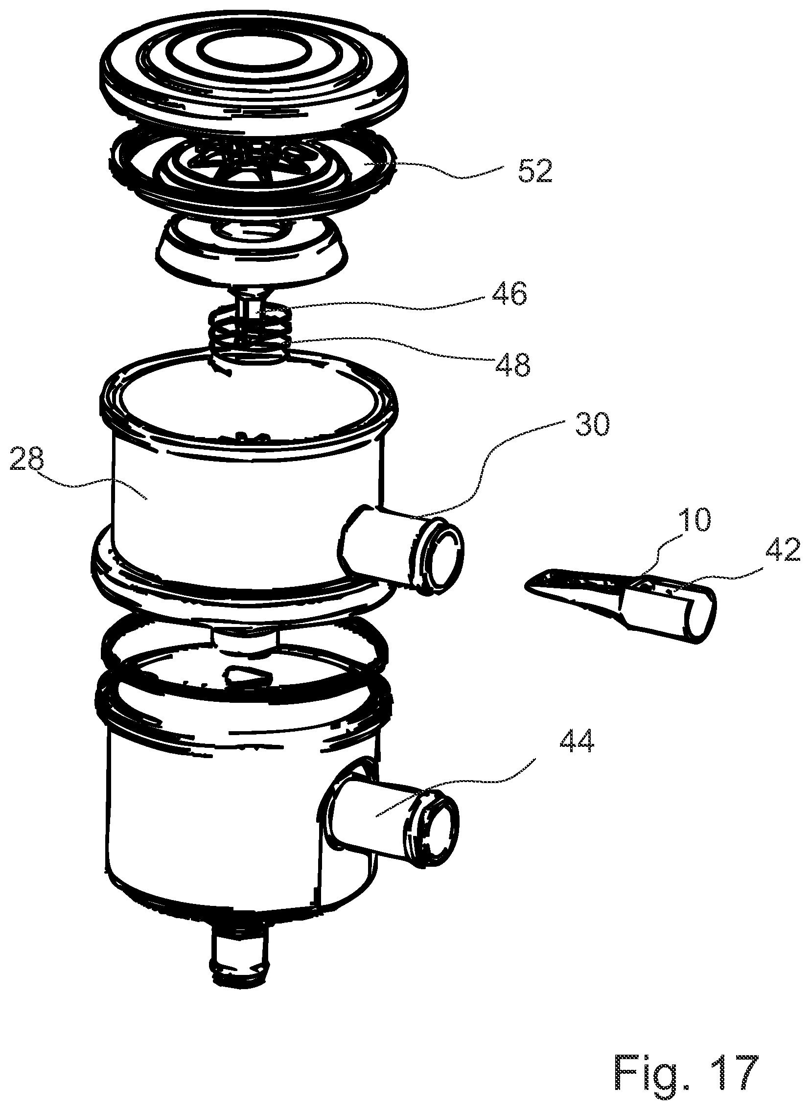 Patent US12311297 Figure 11 – Impactor/separator element and devices comprising an impactor separator/element of this type
