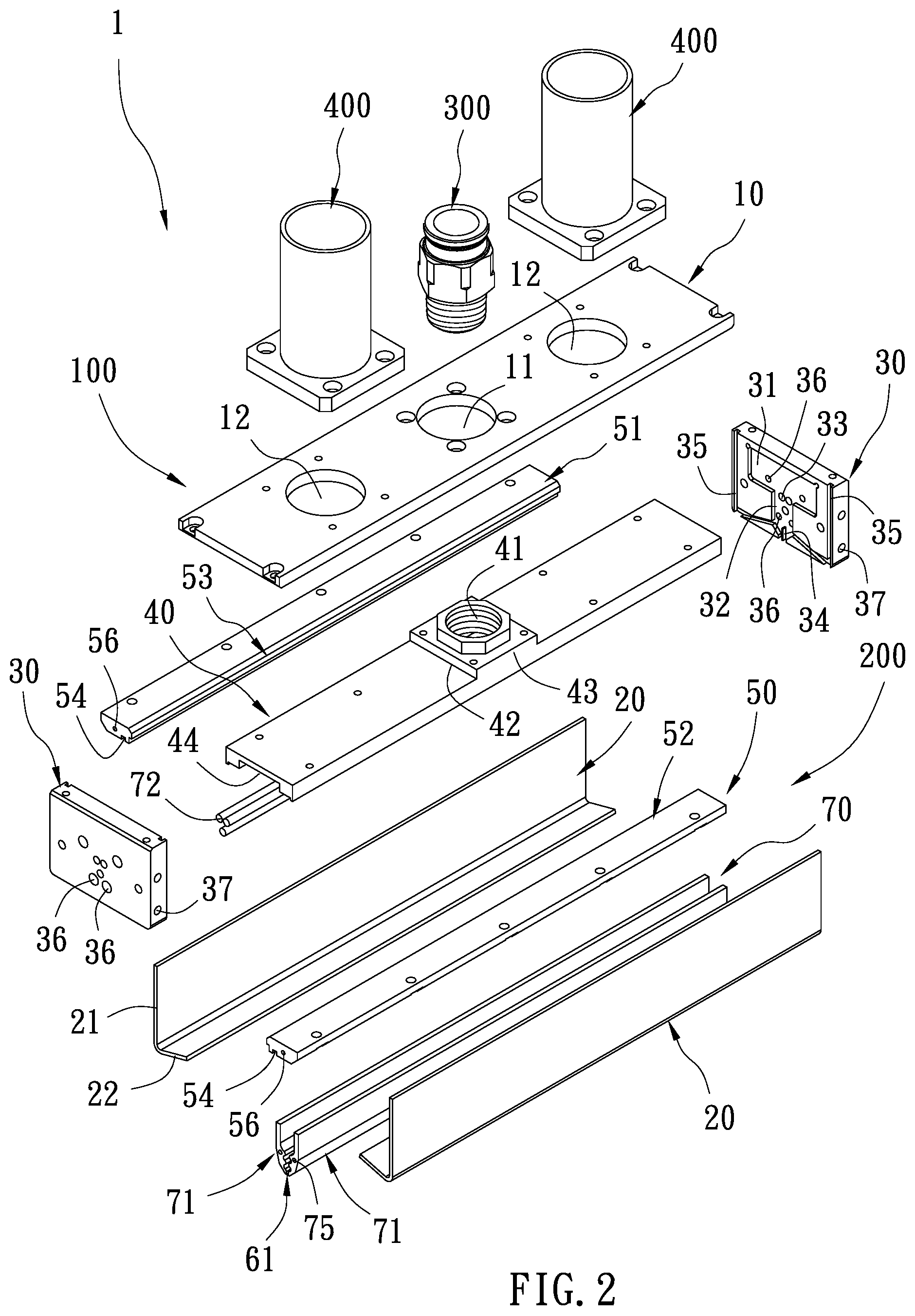 Patent US12311298 Figure 2 – Gas deflector