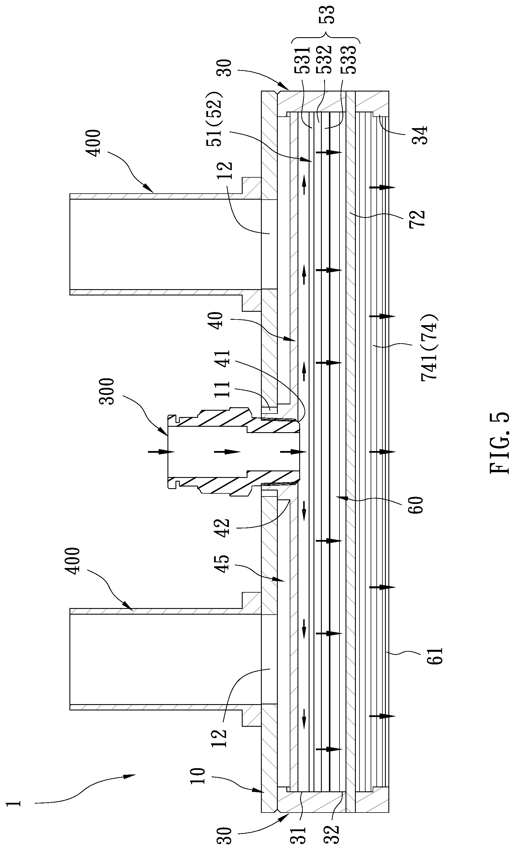 Patent US12311298 Figure 5 – Gas deflector