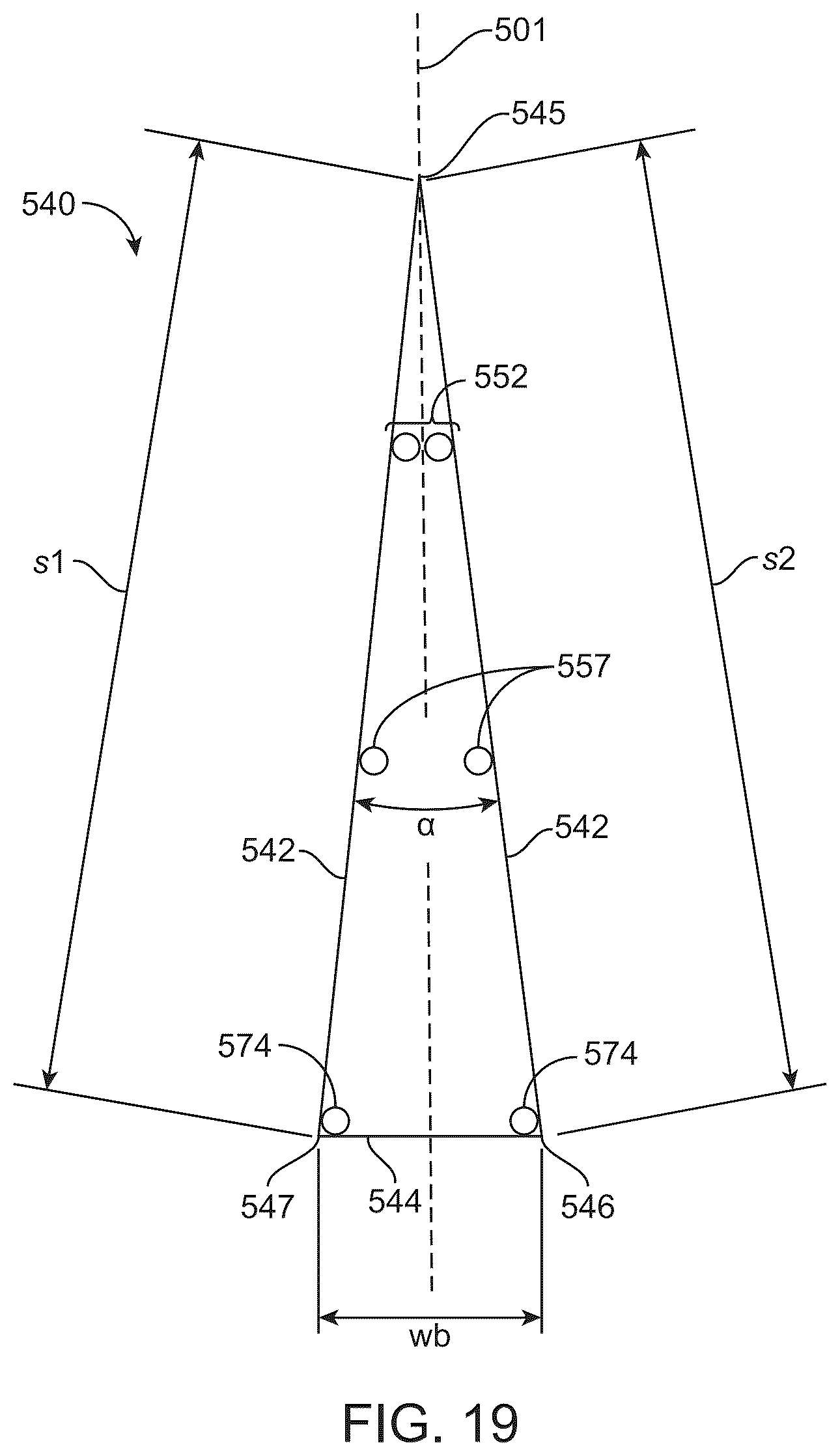 Patent US12311302 Figure 19 – Enlarged opening filter bags, support assemblies, and filter bag assemblies