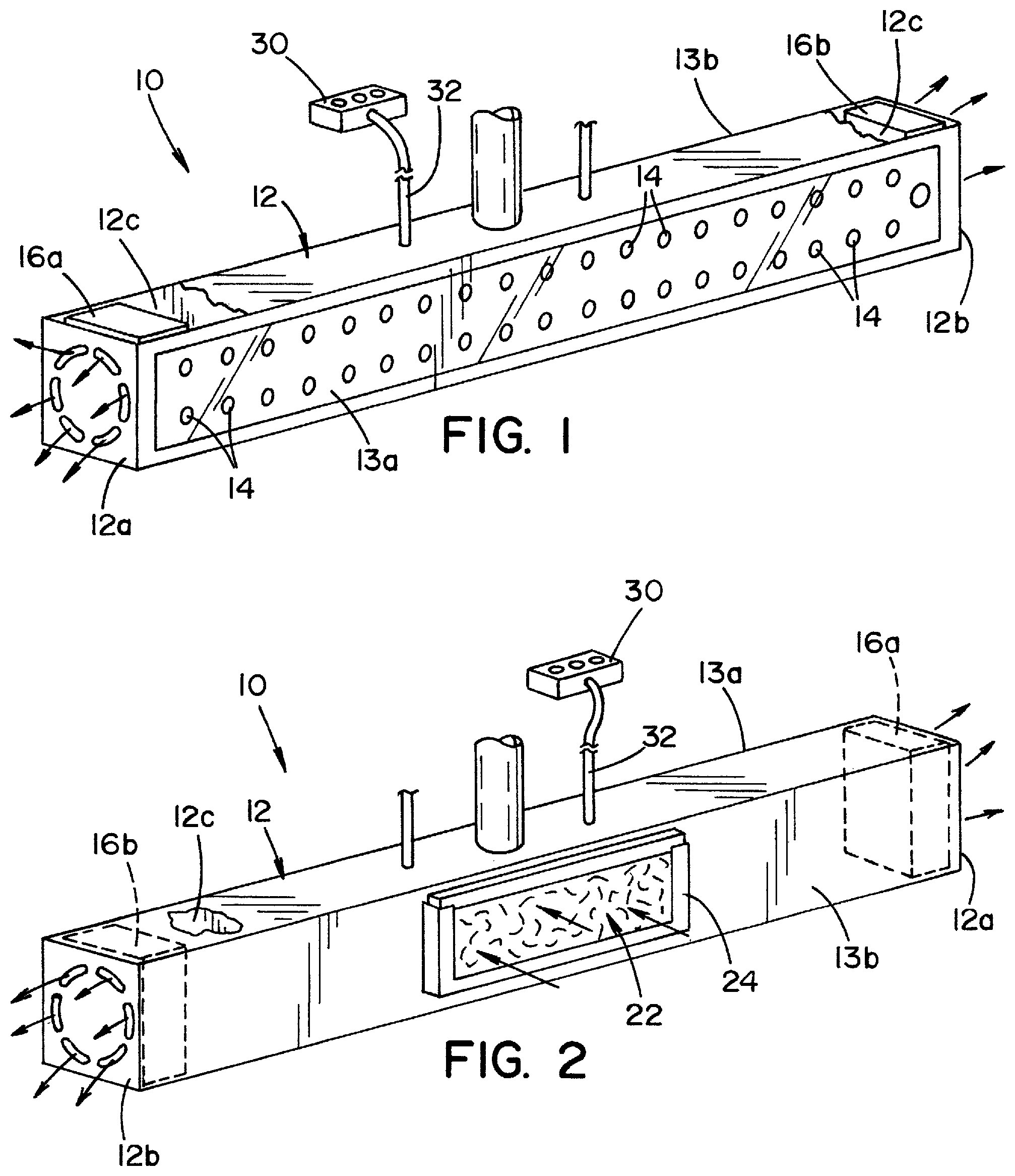 Patent US12311304 Figure 1 – Device for decontaminating a region and verifying decontamination of the region