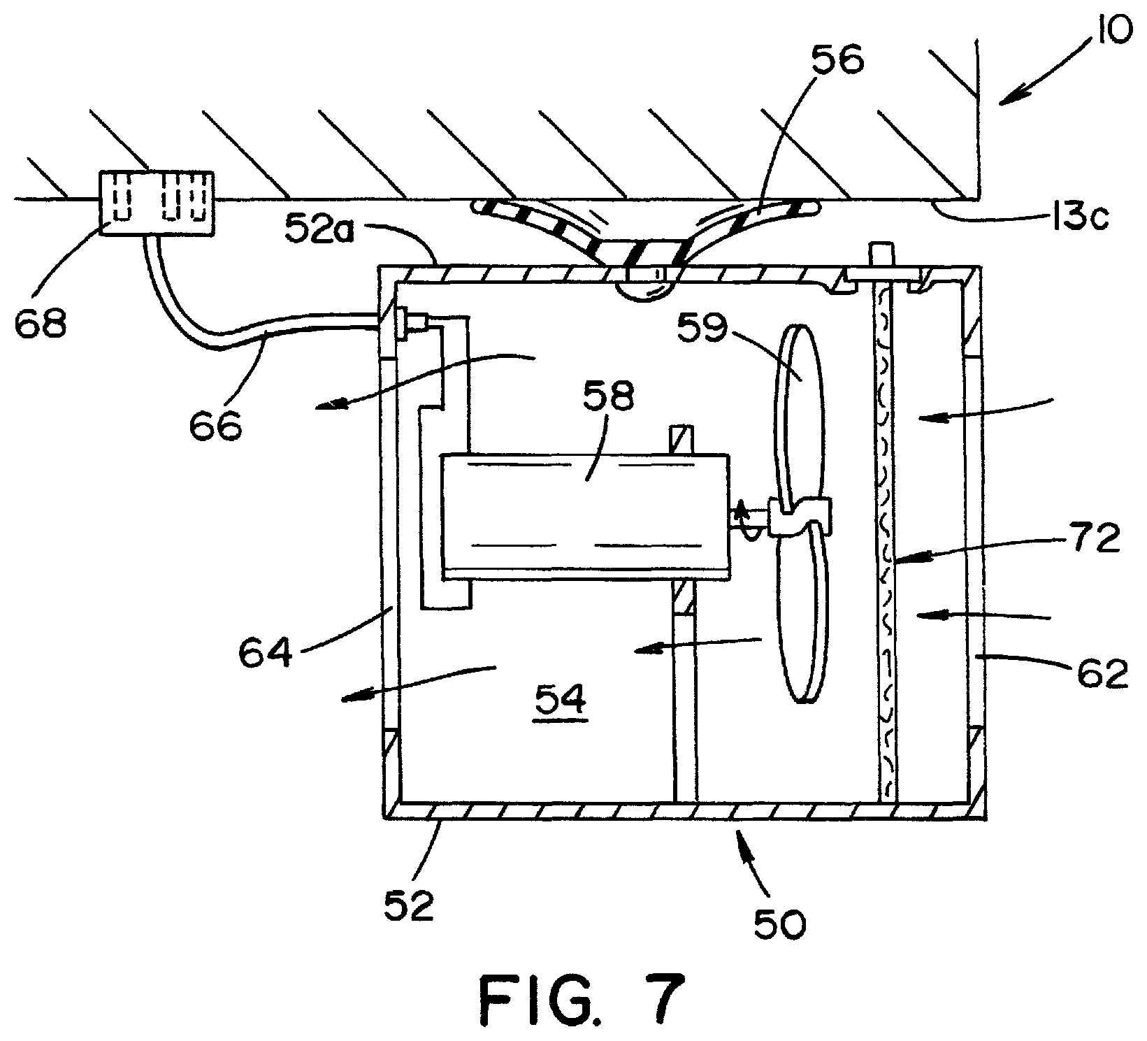 Patent US12311304 Figure 4 – Device for decontaminating a region and verifying decontamination of the region
