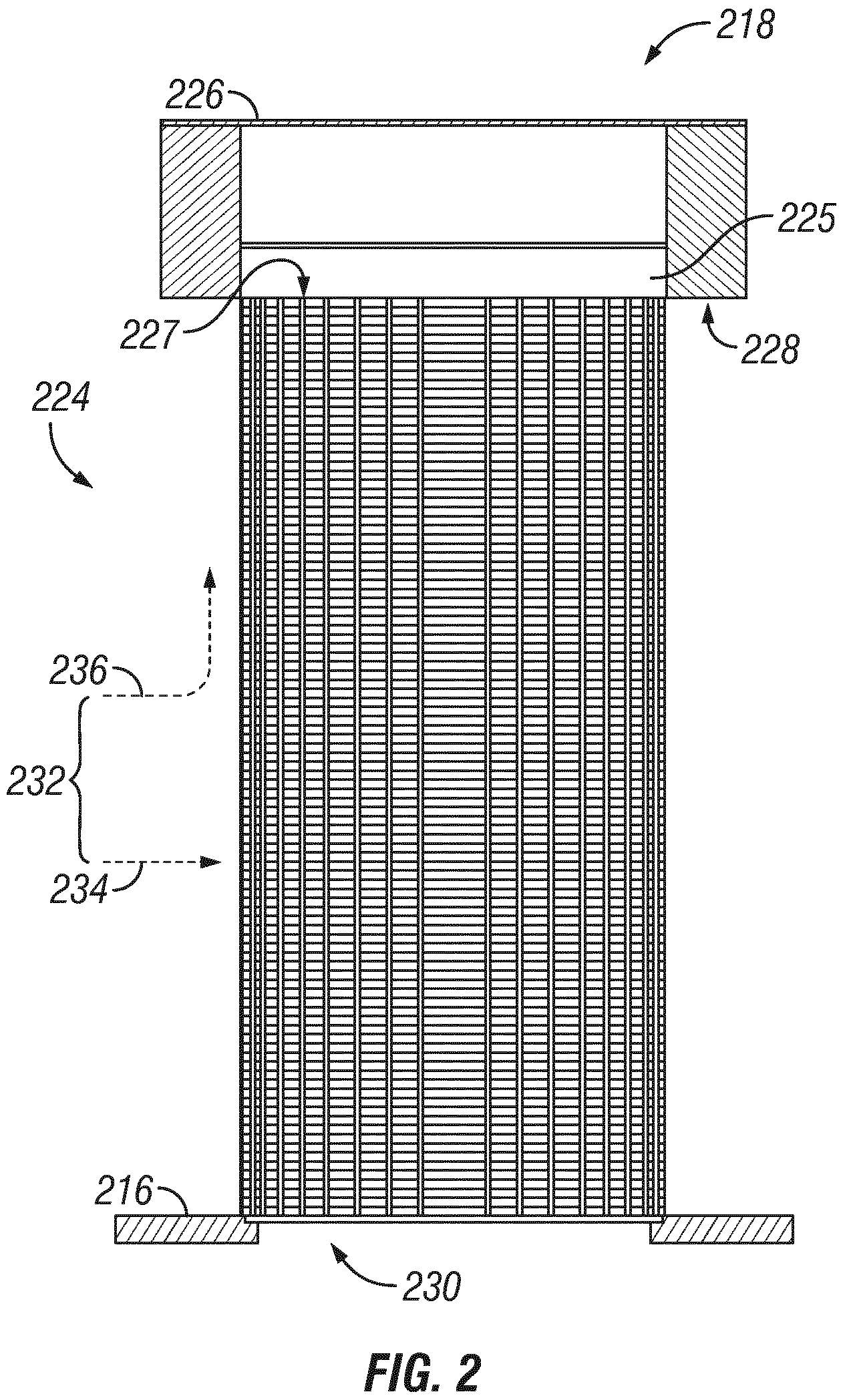 Patent US12311306 Figure 2 – Gas phase settling (GPS) tray