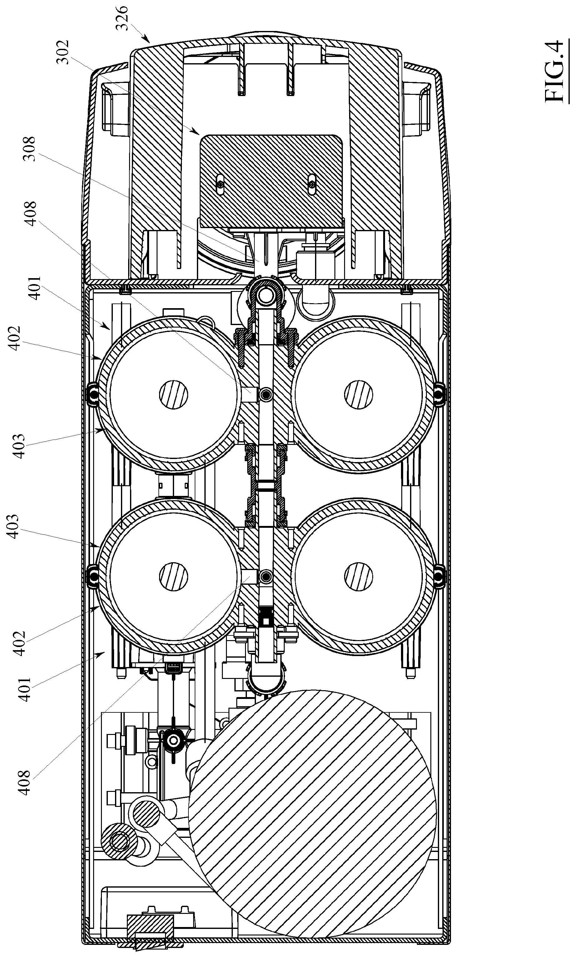 Patent US12311317 Figure 6 – Modular element for reverse osmosis filtering devices