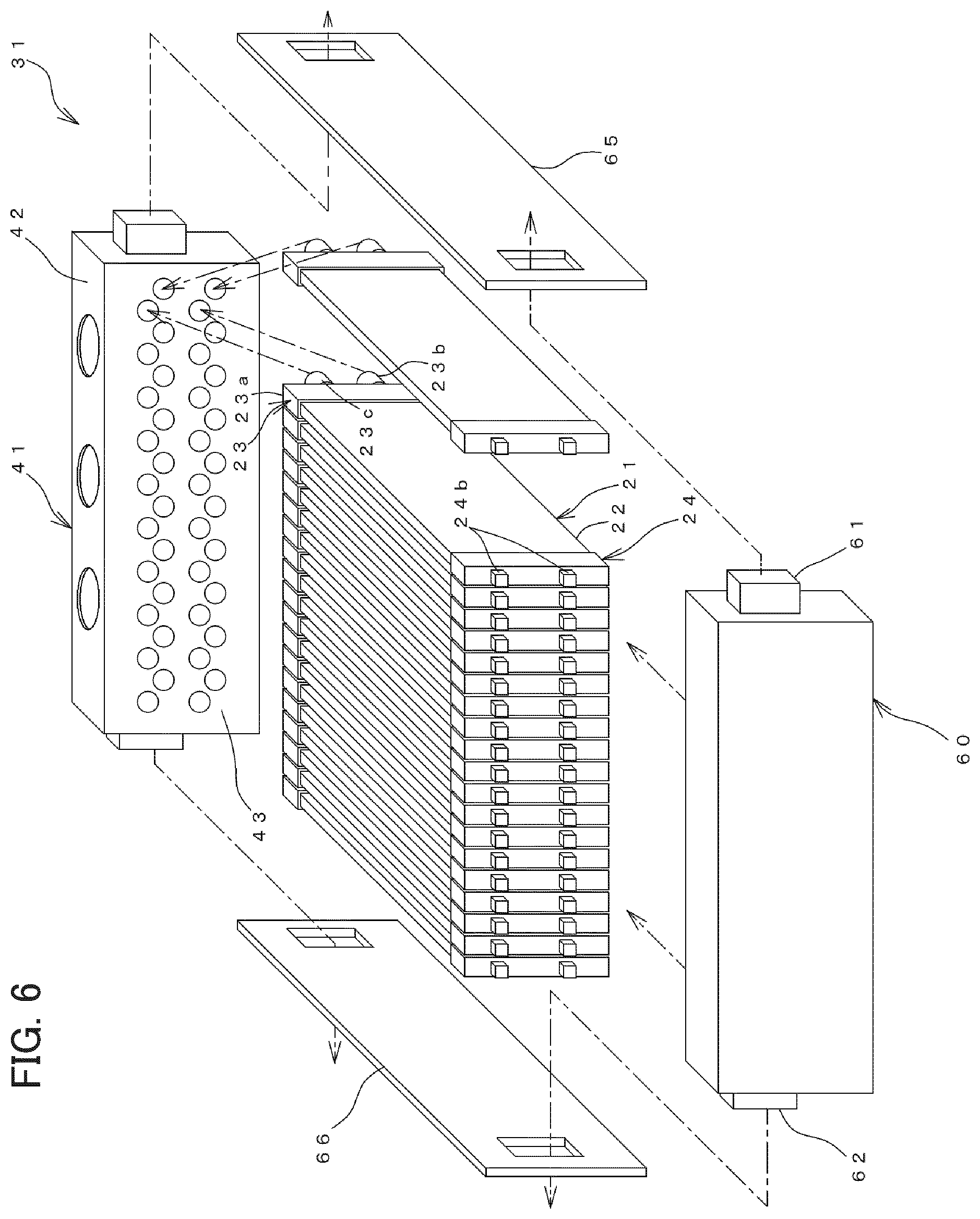 Patent US12311319 Figure 6 – Filtration membrane unit, holder holding same, filtration system including filtration membrane unit and holder, and filtration treatment apparatus including plurality of filtration systems