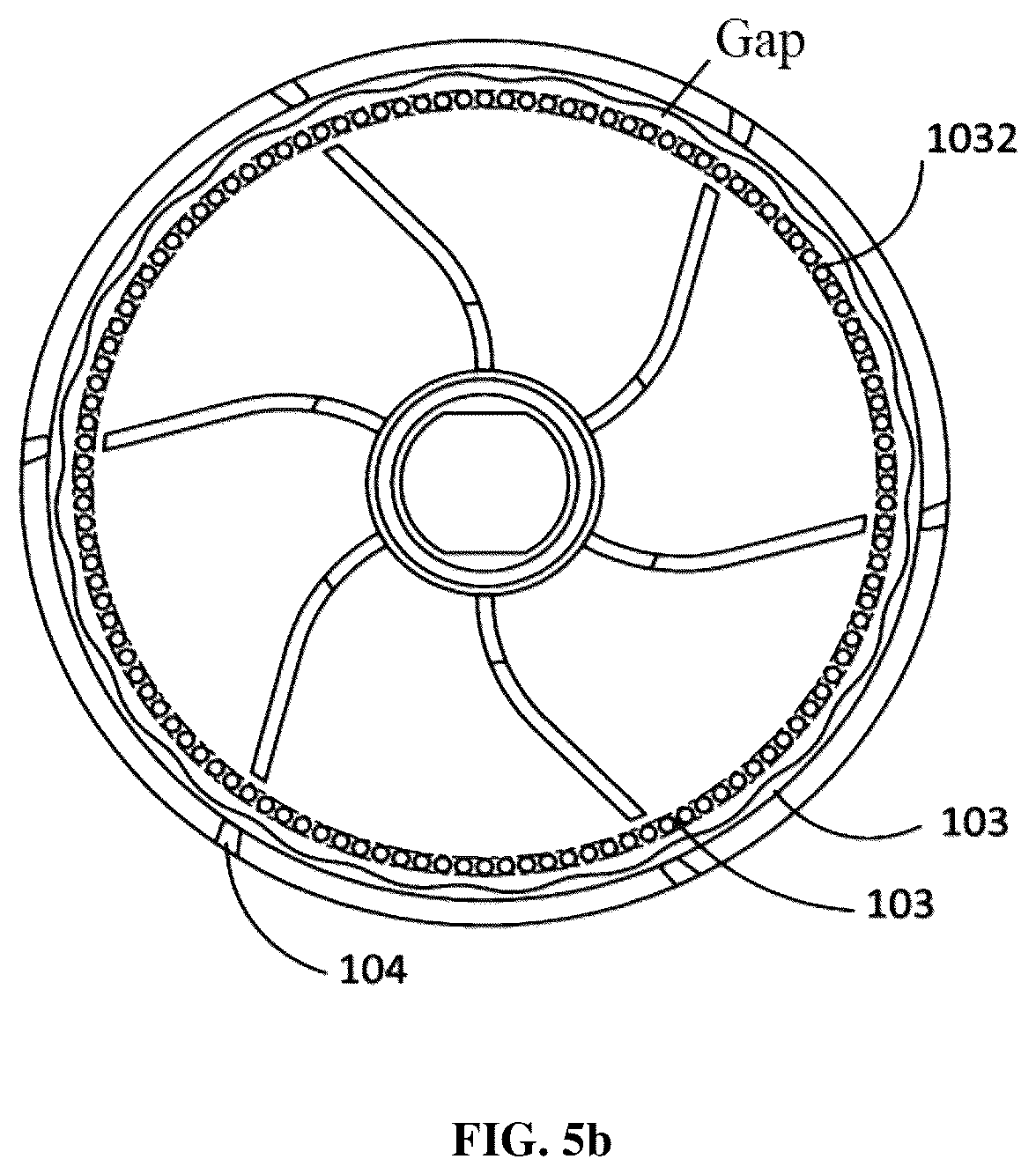 Patent US12311325 Figure 9 – Impeller assembly for dispersing solid in liquid utilizing curved baffle plate and solid-liquid mixing device using impeller assembly