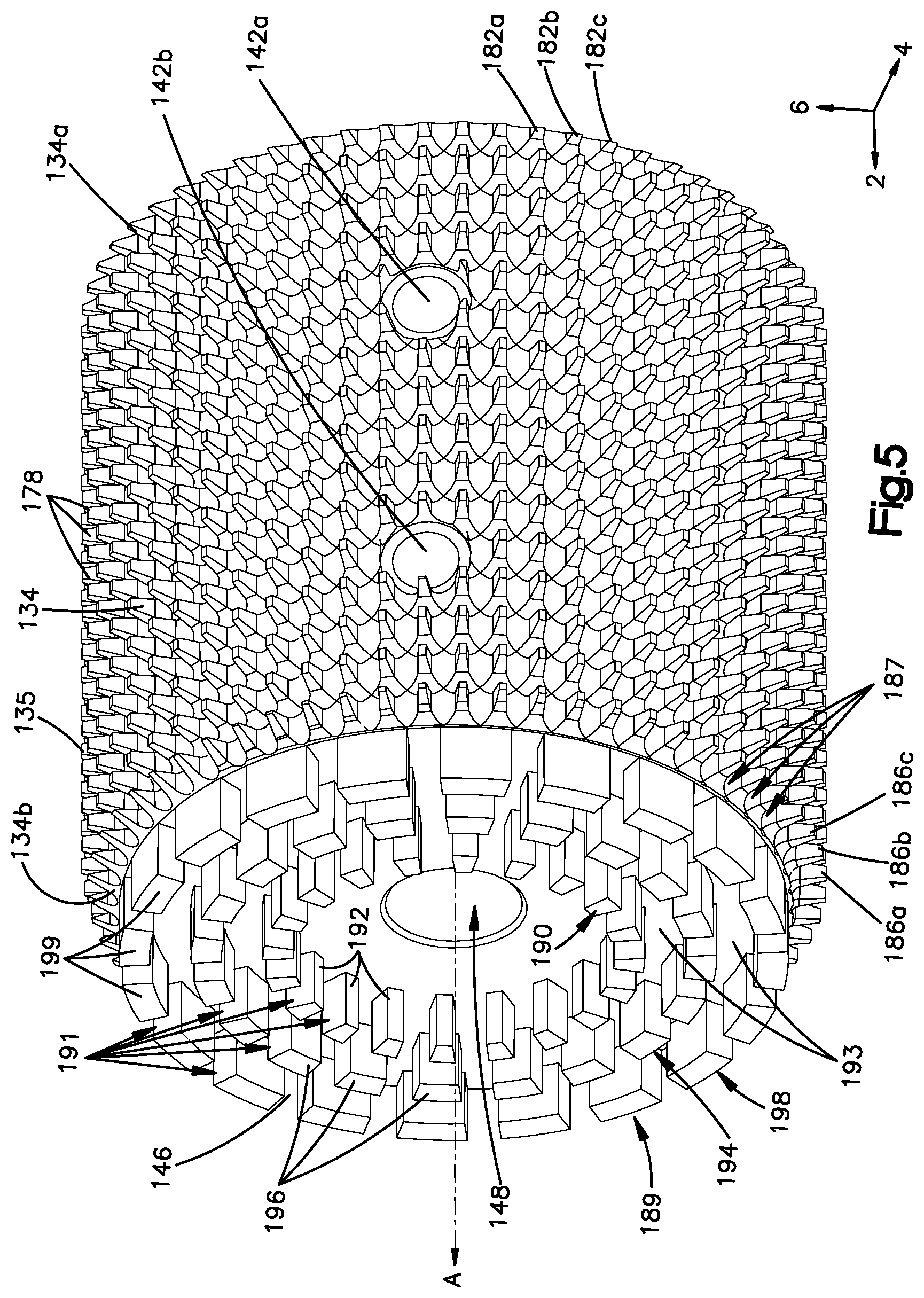 Patent US12311326 Figure 7 – Foam mixing system