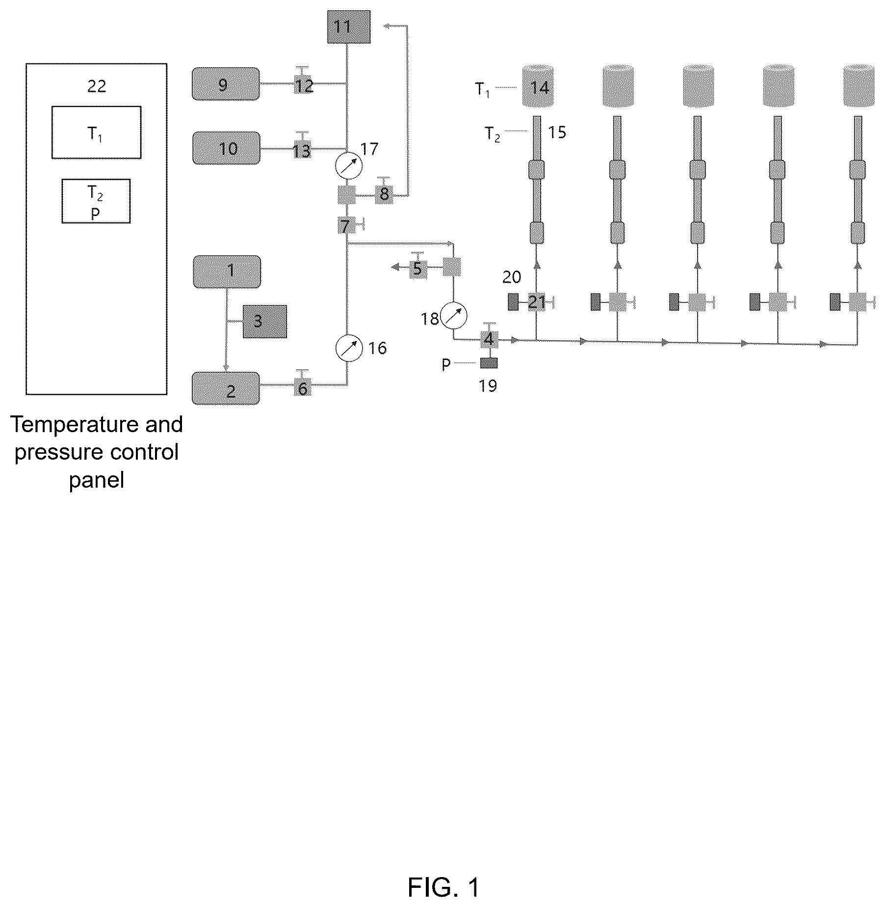 Patent US12311329 Figure 1 – Devices and methods for controlling pressure of high-temperature and high-pressure reactors