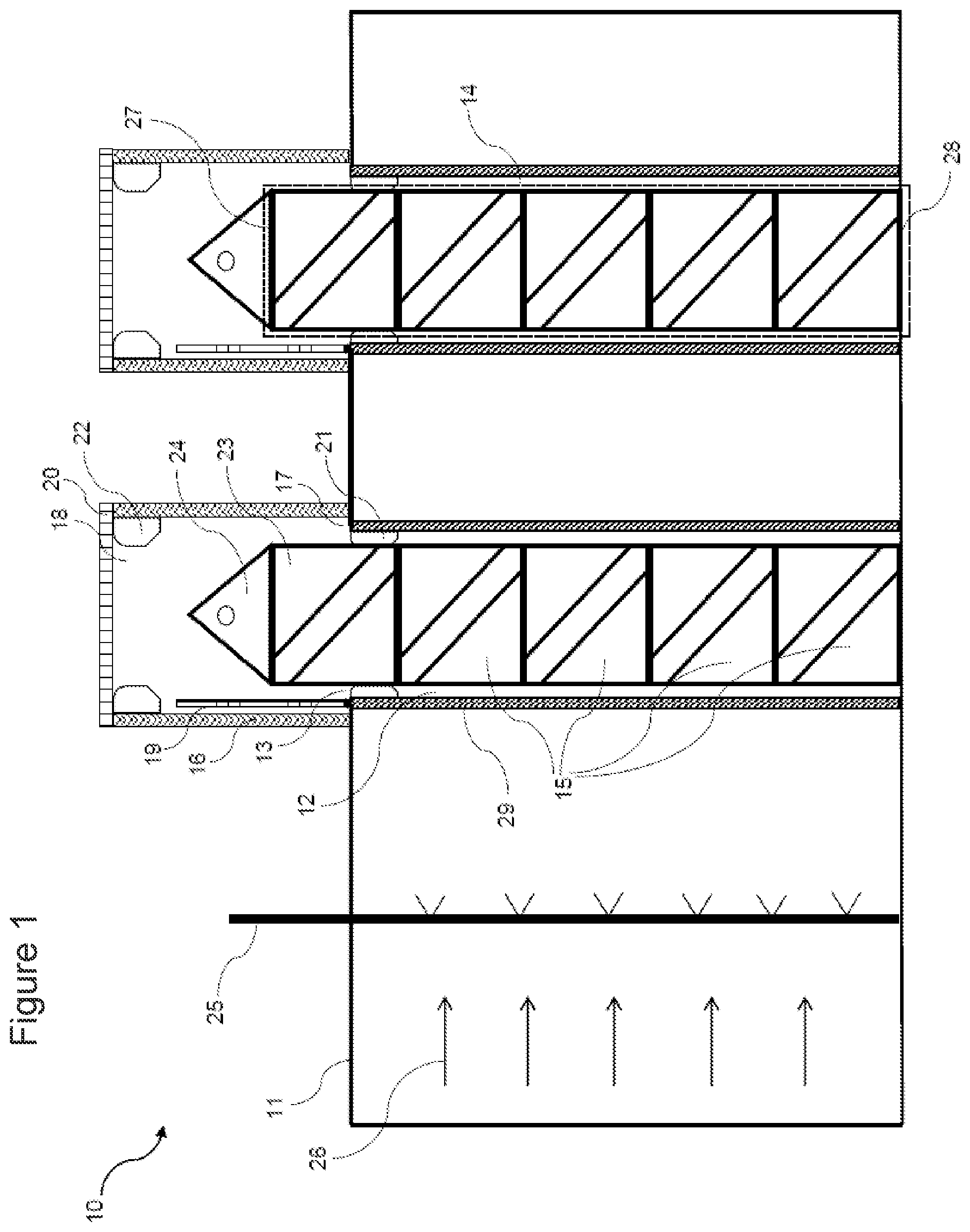 Patent US12311333 — Reactor with catalyst unit replaceable in the course of operation and process for replacing a catalyst unit — Figure 1