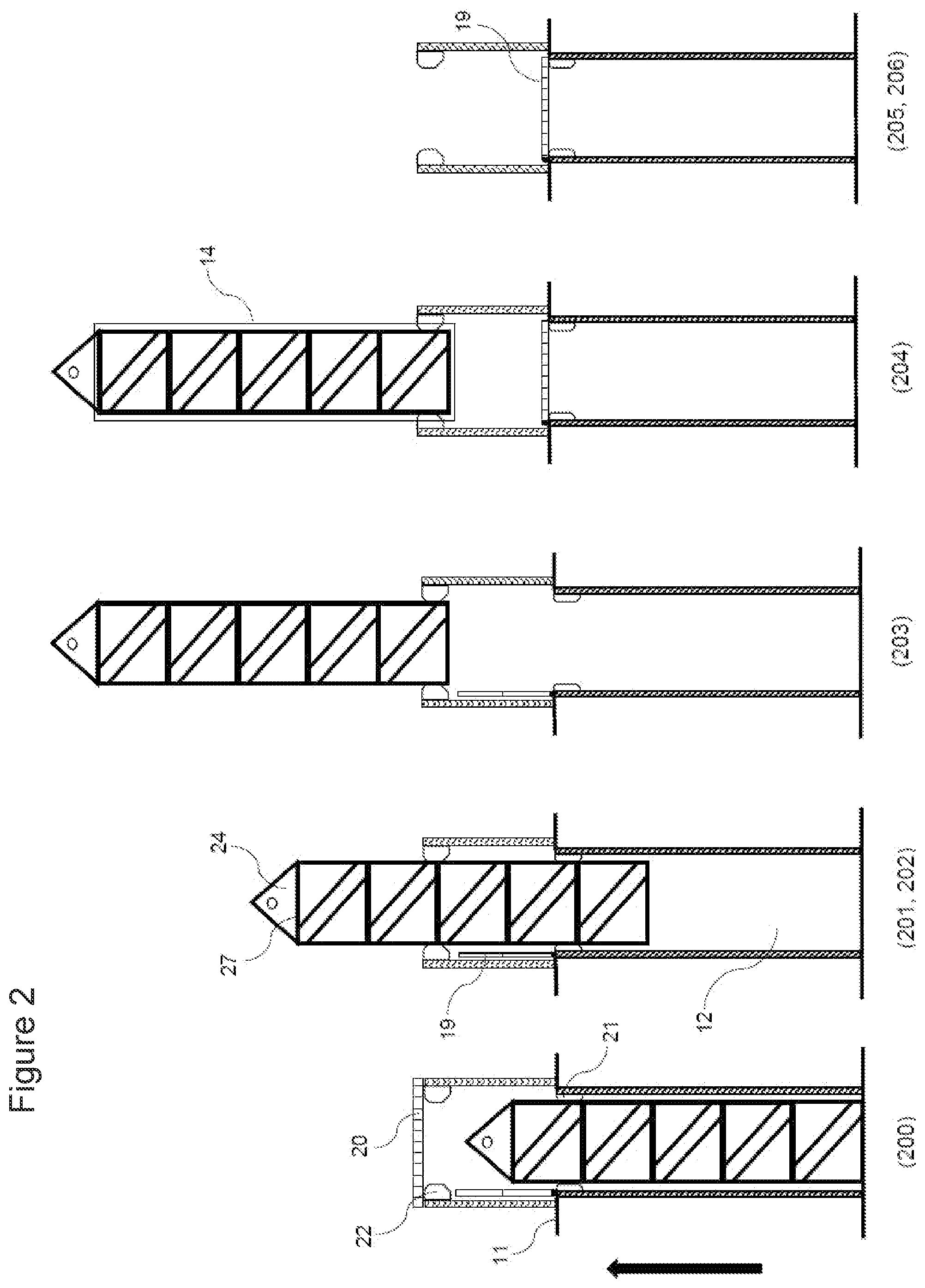 Patent US12311333 Figure 2 – Reactor with catalyst unit replaceable in the course of operation and process for replacing a catalyst unit
