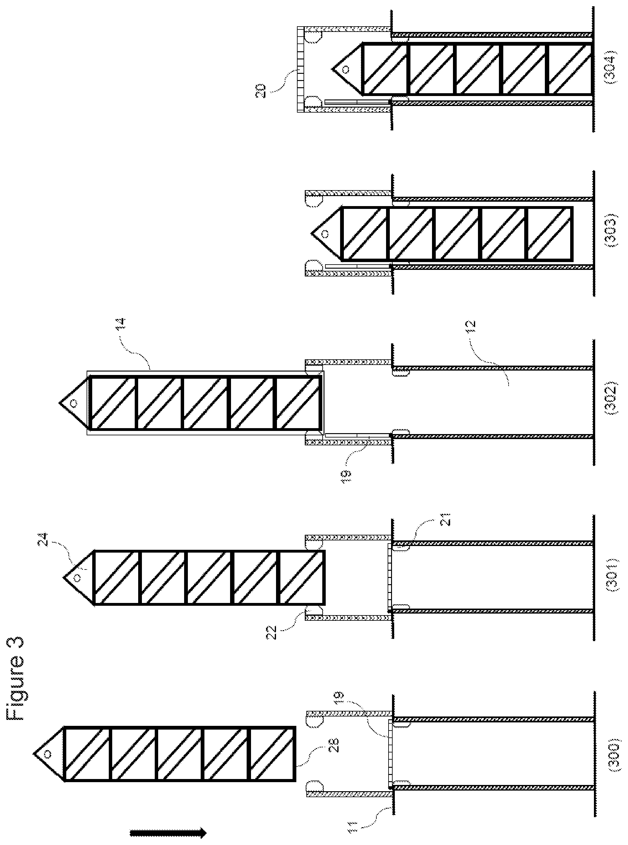 Patent US12311333 Figure 3 – Reactor with catalyst unit replaceable in the course of operation and process for replacing a catalyst unit