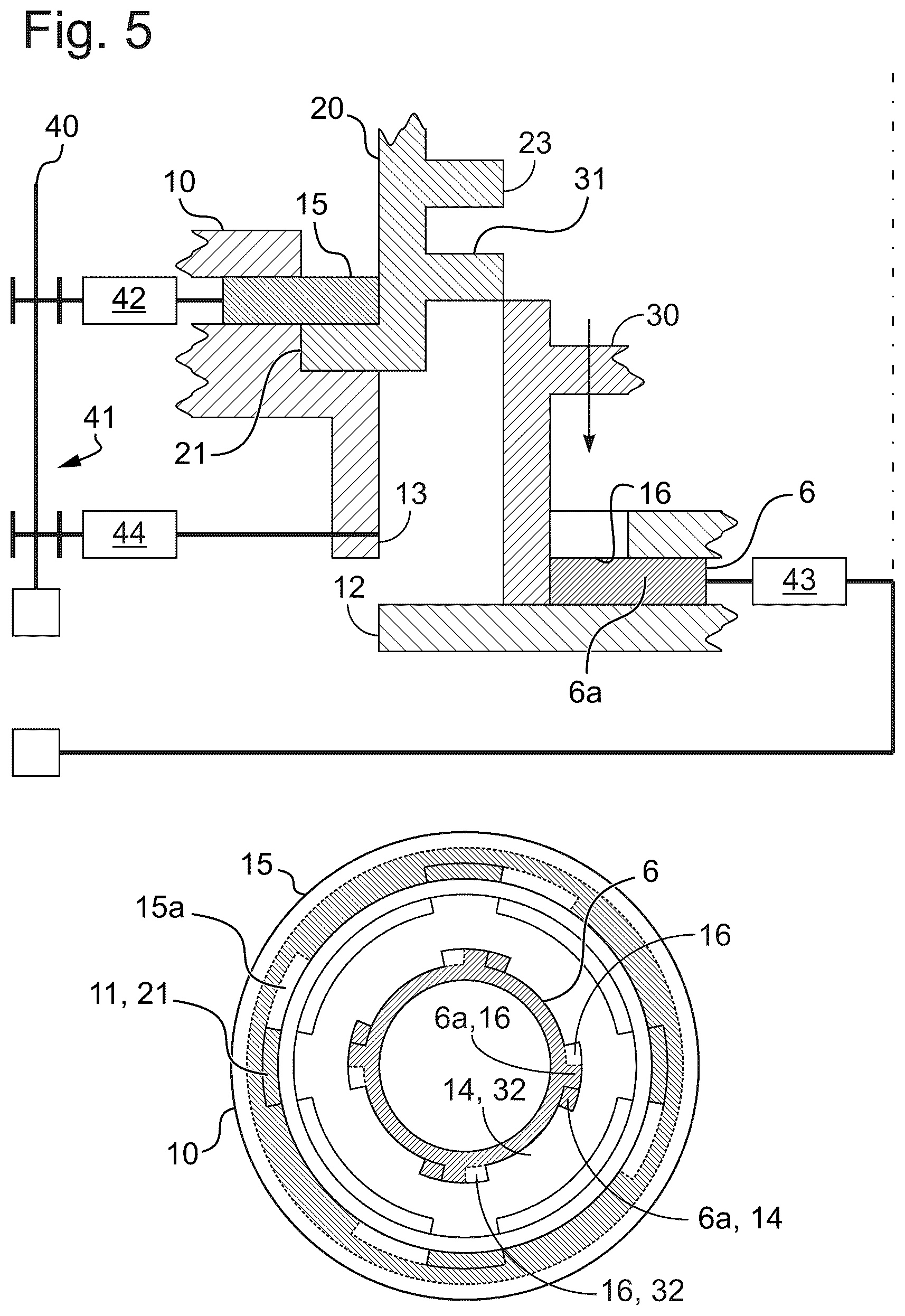 Patent US12311352 Figure 5 – Door device for connecting a container to an isolation chamber