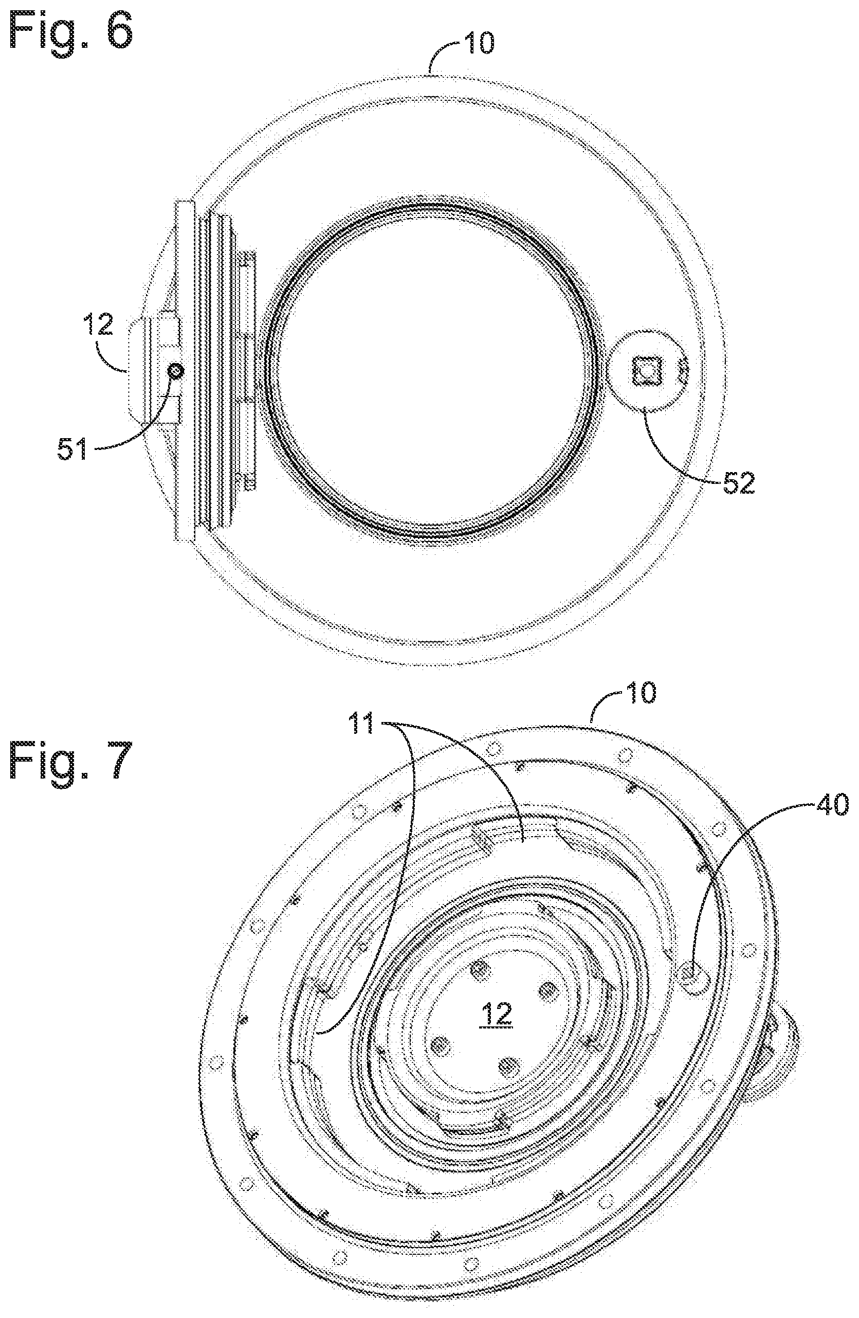 Patent US12311352 Figure 6 – Door device for connecting a container to an isolation chamber