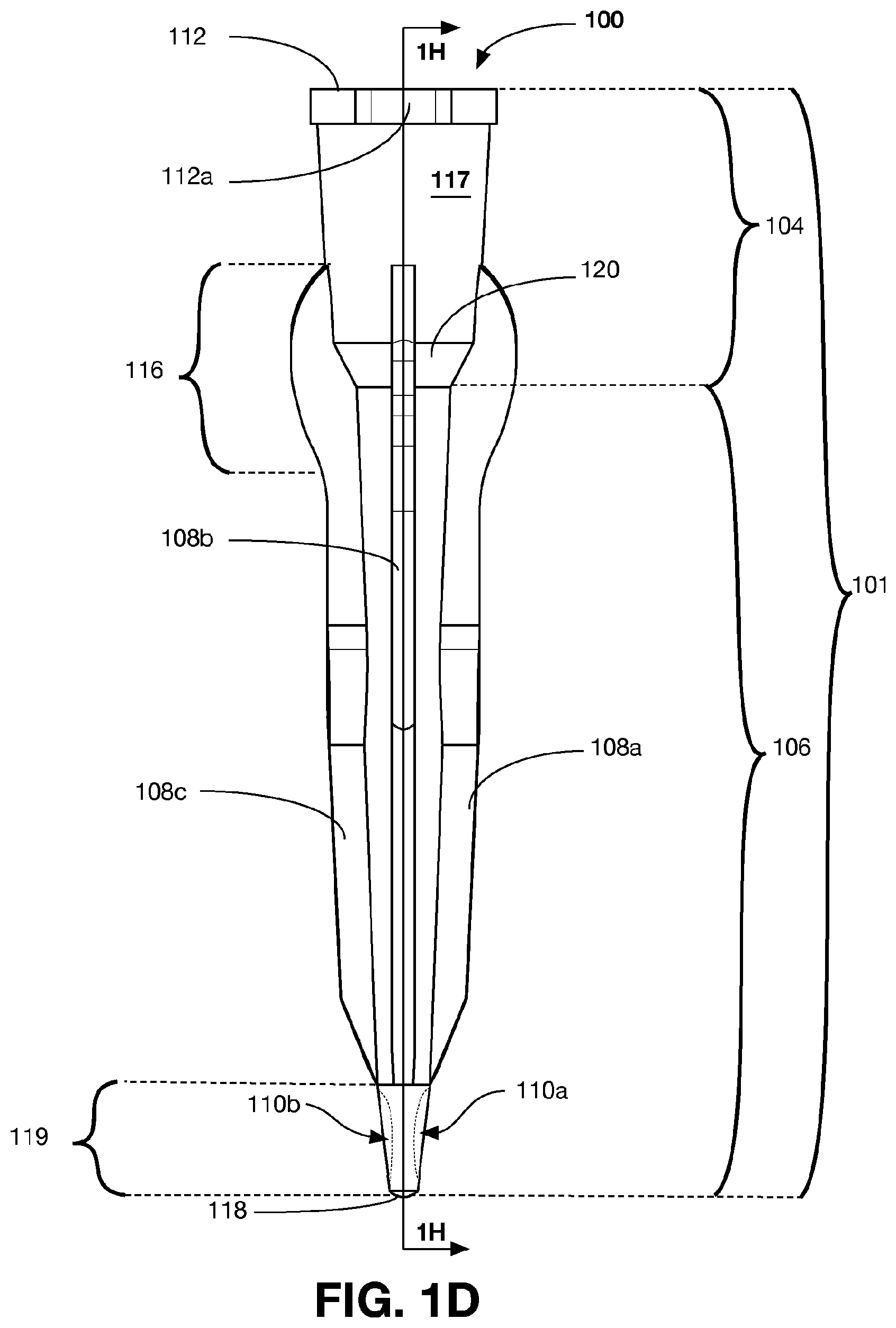 Patent US12311354 Figure 3 – Attachment device for fluid dispensing assemblies