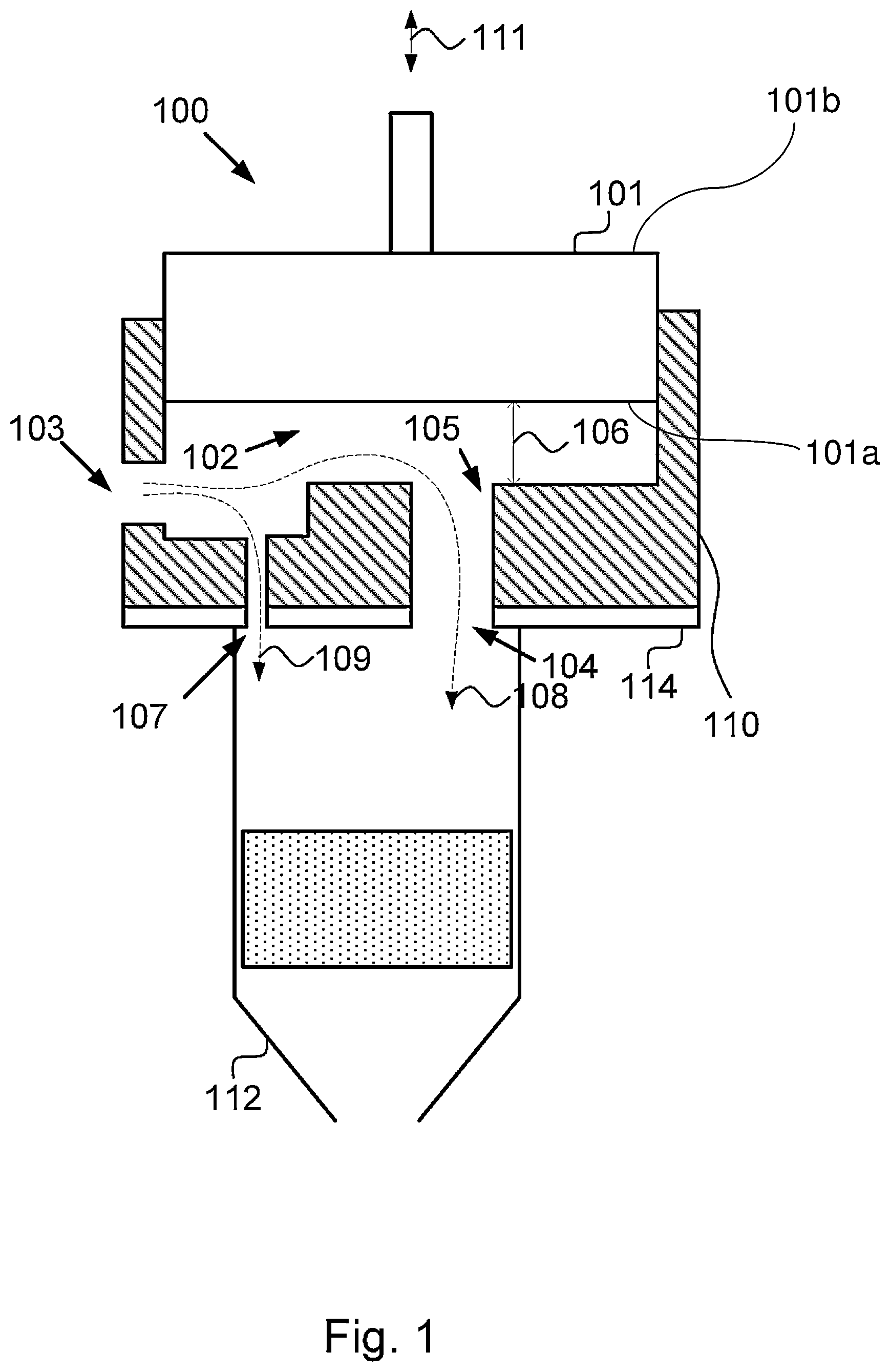 Patent US12311359 Figure 1 – Method and device for flow control