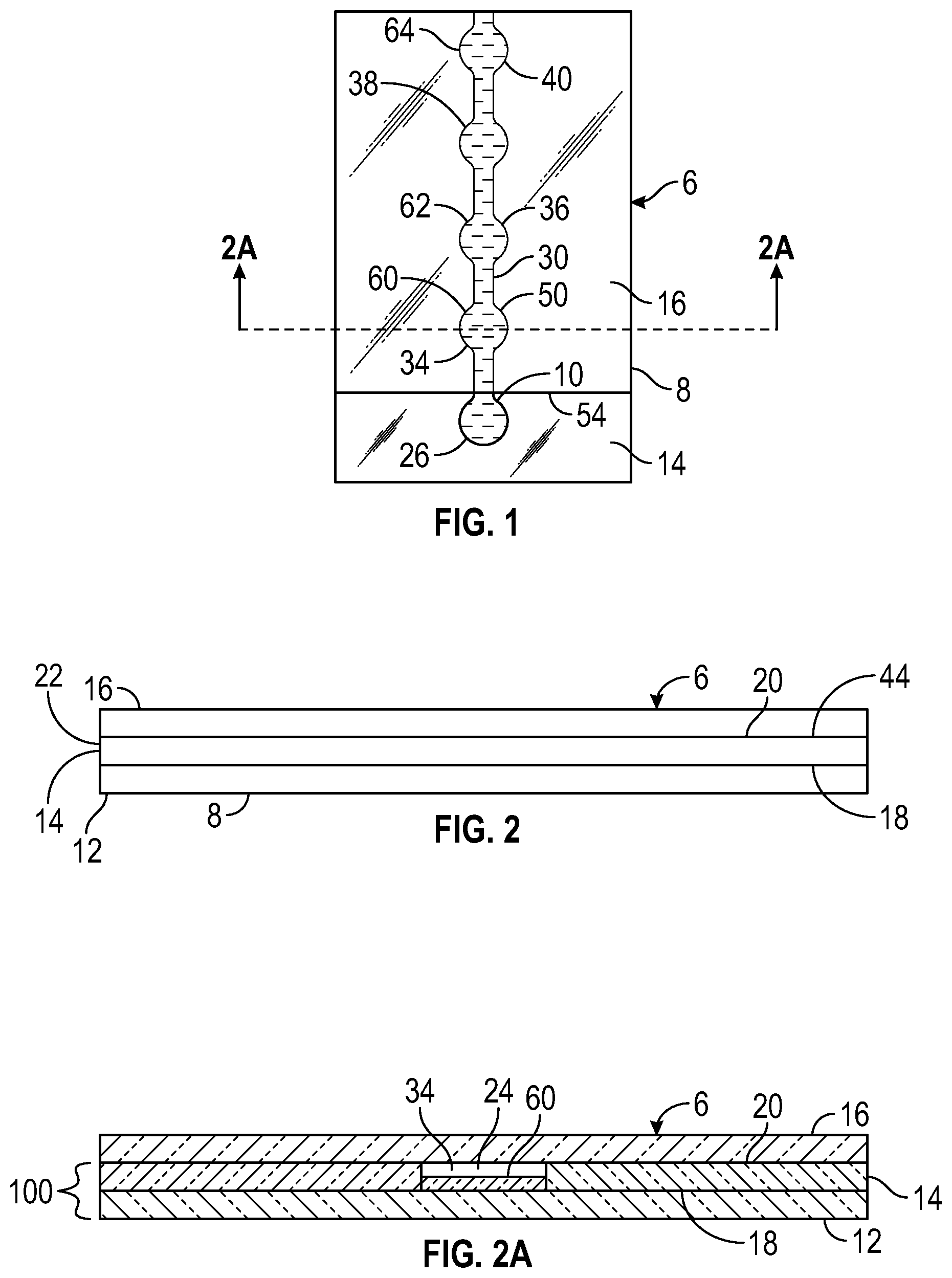 Patent US12311363 — HBA1c assay slide and method of making same — Figure 1
