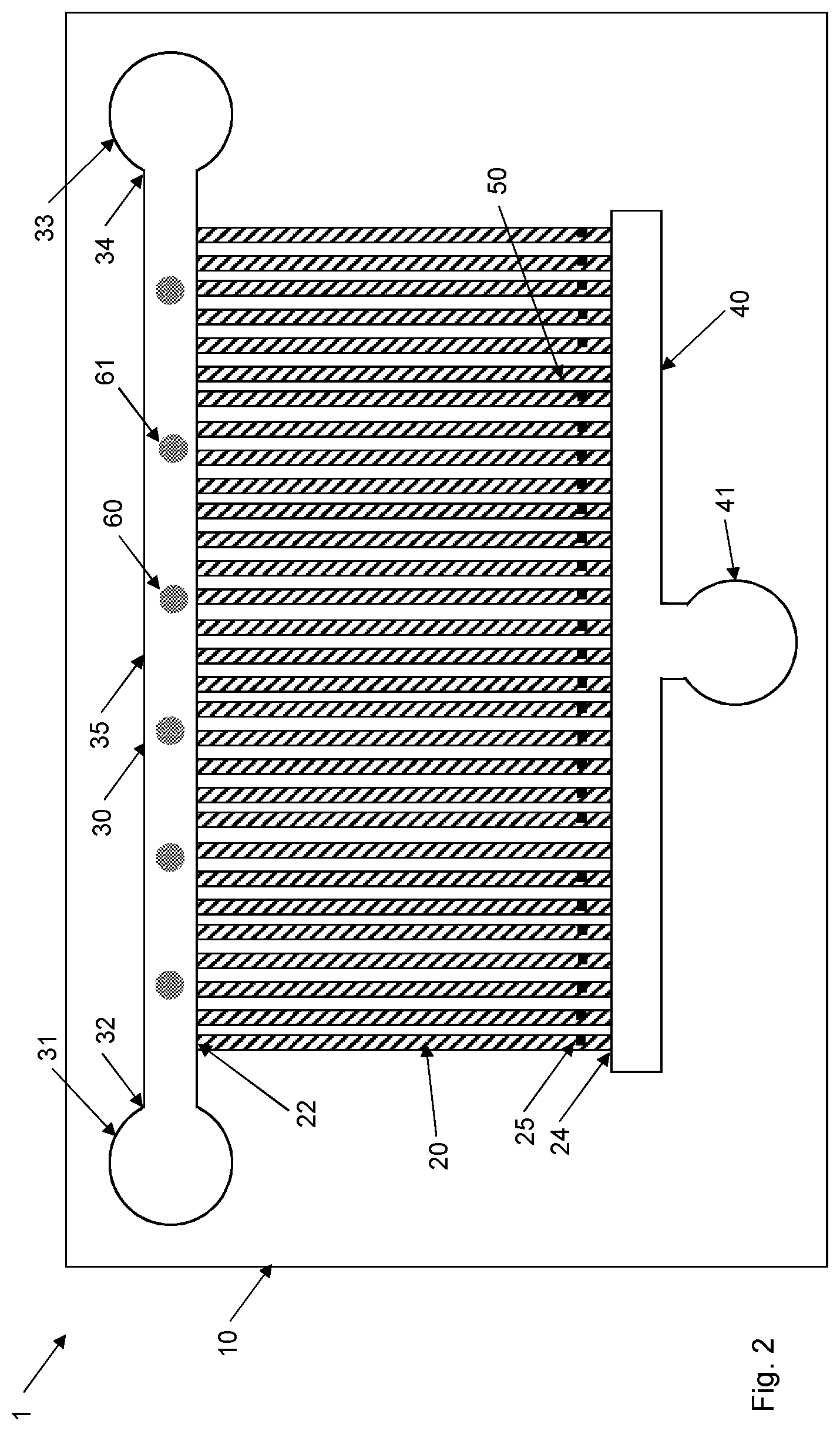 Patent US12311370 Figure 2 – Microfluidic device for cell characterization