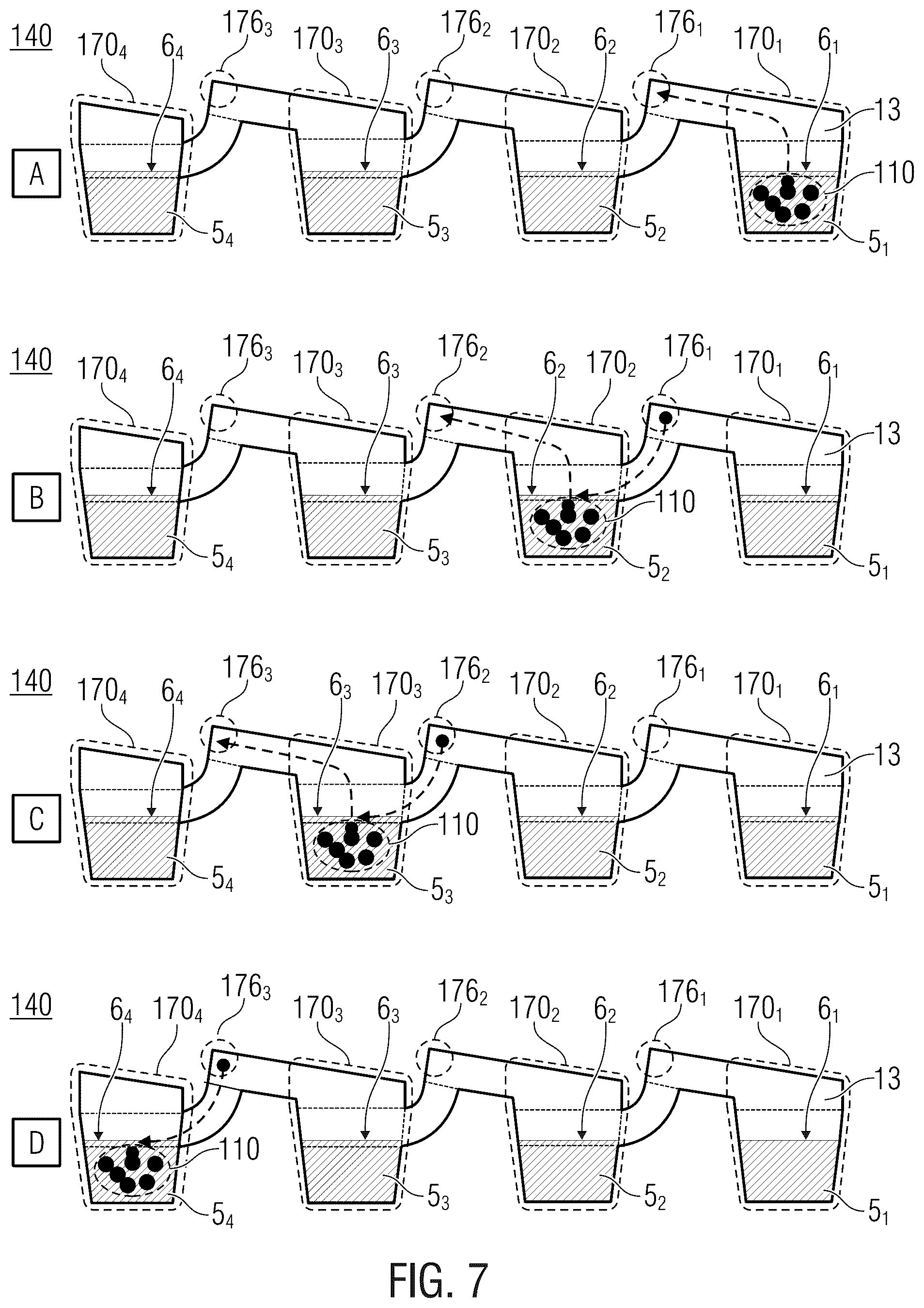 Patent US12311371 Figure 9 – Apparatus and method for transporting magnetic particles