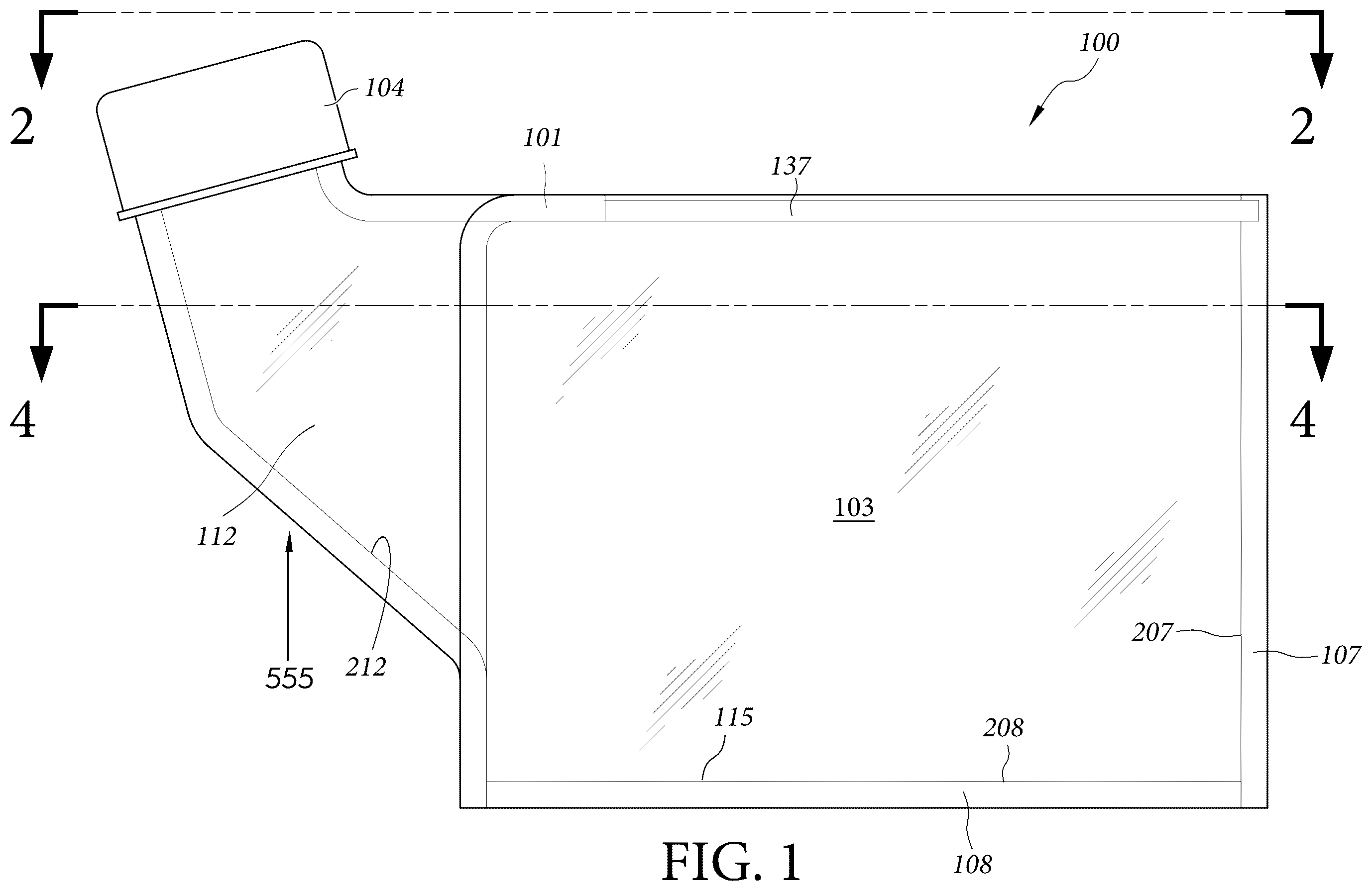 Patent US12311374 — Cell culture vessel — Figure 1